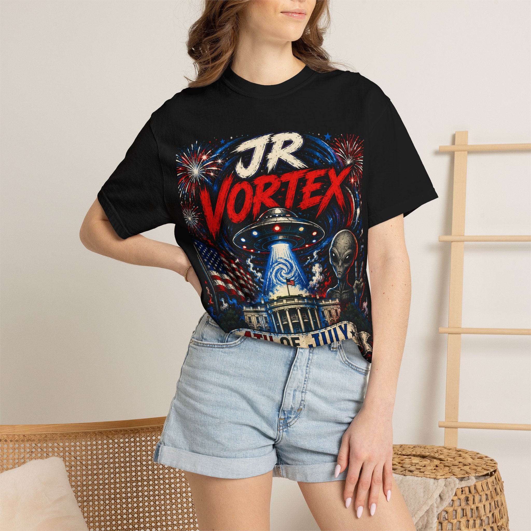 4th of July Vortex UFO T-Shirt