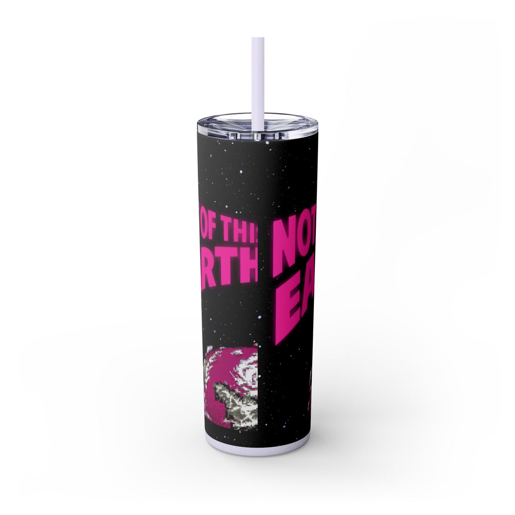 Skinny Tumbler — 'Not of This Earth' Retro Space 20oz Stainless Straw Cup
