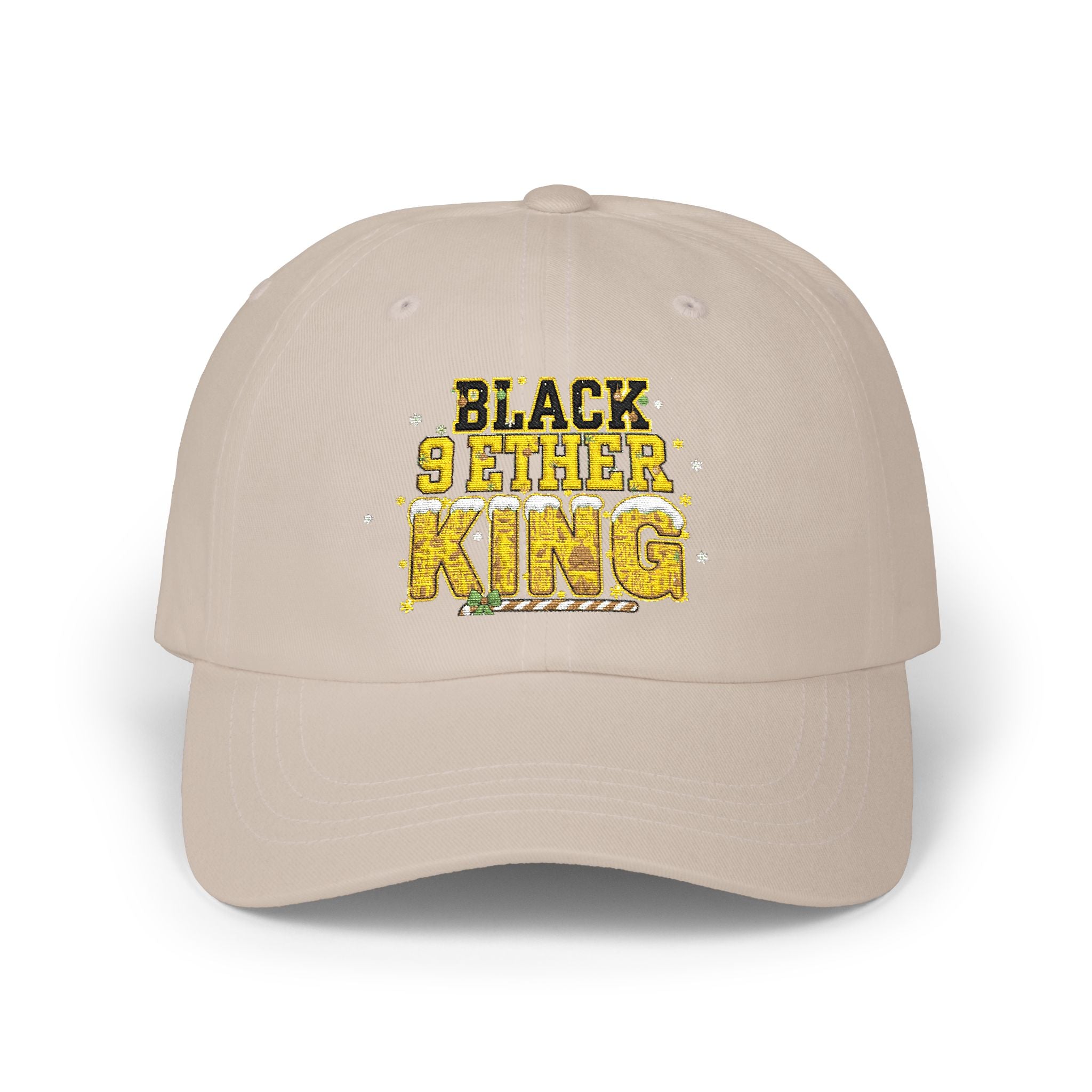 Black Father King Dad Cap — "Black Father King" Embroidered Baseball Hat
