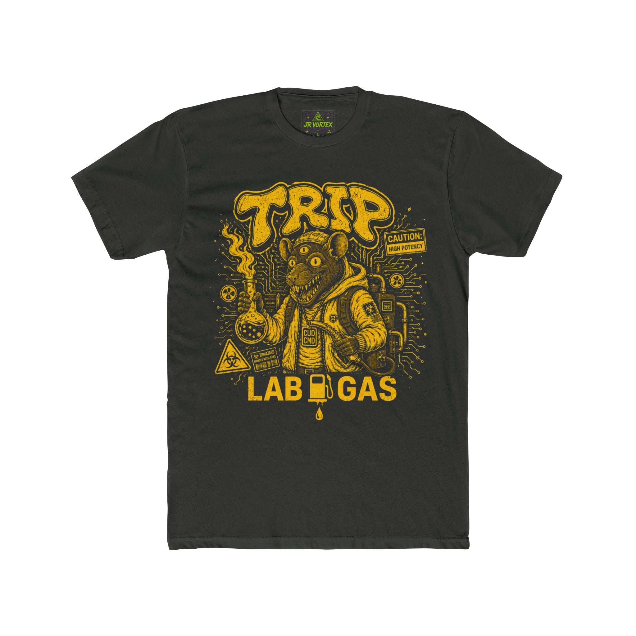 Trip Lab Gas Tee — Psychedelic Rat Scientist Graphic T-Shirt