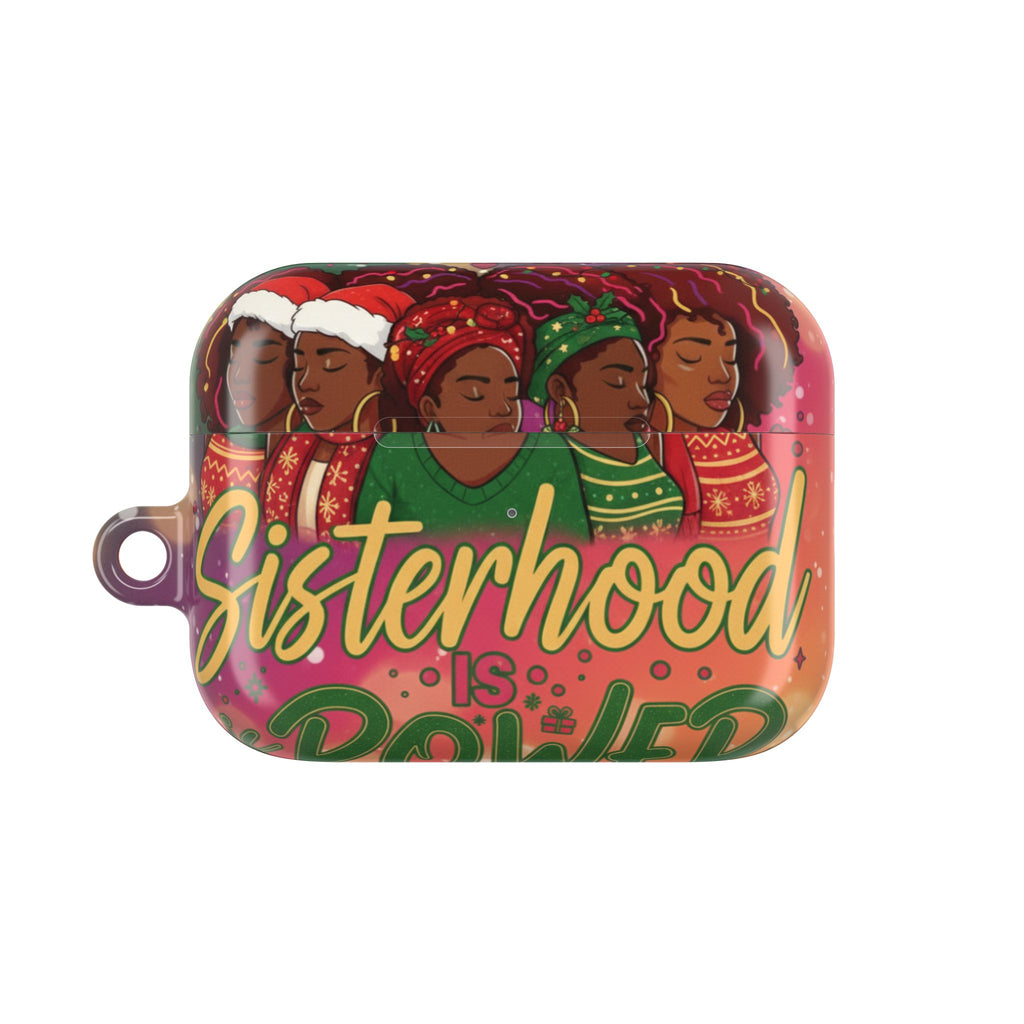 AirPod Case — "Sisterhood Is Power" Holiday African American Women Design🎁