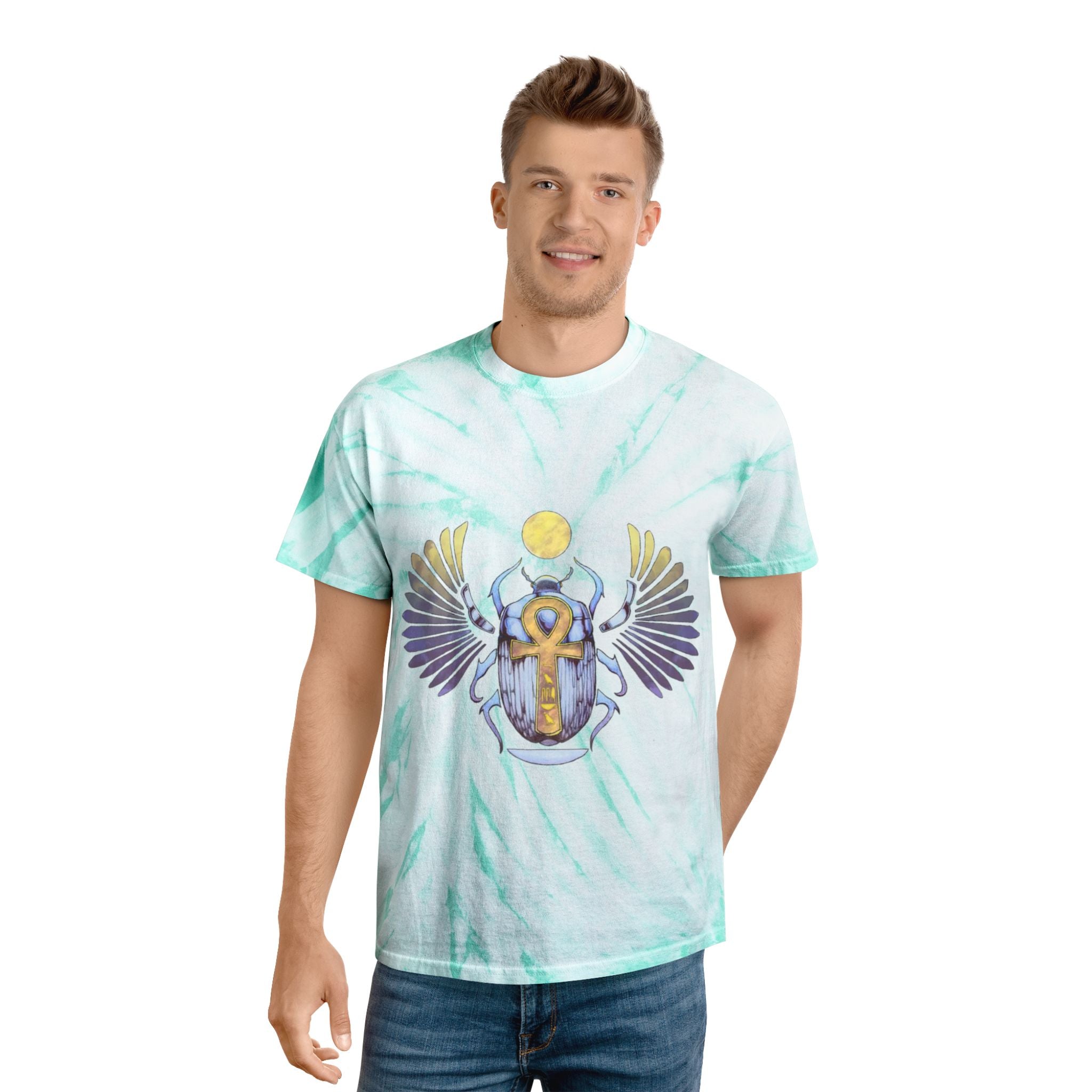 Egyptian Cyclone Tie-Dye Tee — Spiritual Streetwear Printify