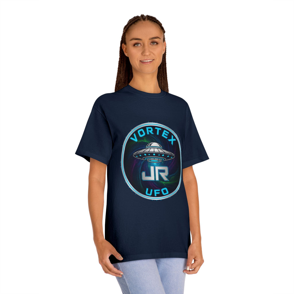 UFO Vortex JR Tee — Retro Sci‑Fi Alien Saucer Shirt Printify