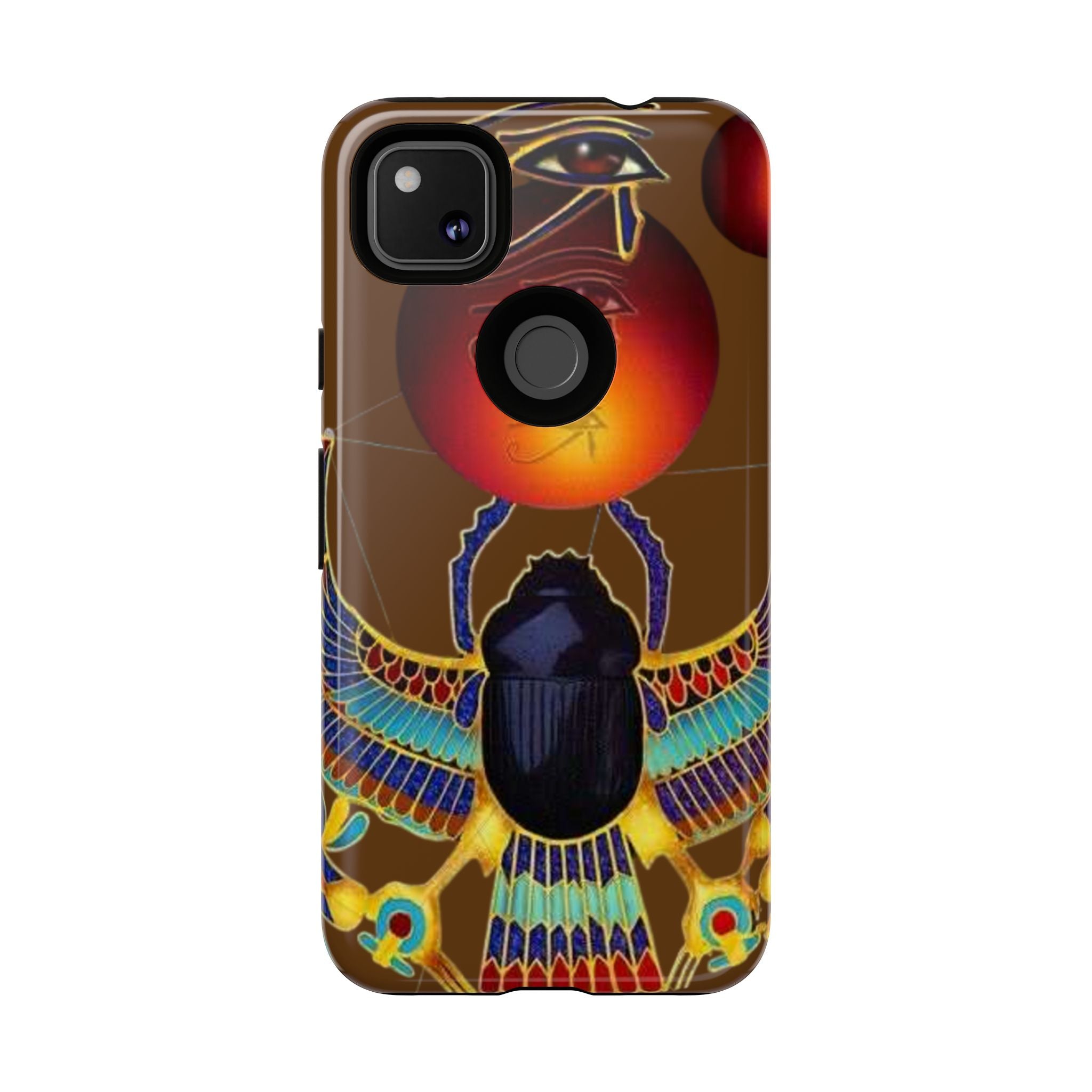 Egyptian Scarab Phone Case | Tough Cases for Unique Style, Protective Cases, Artistic Phone Covers, Gifts for Art Lovers