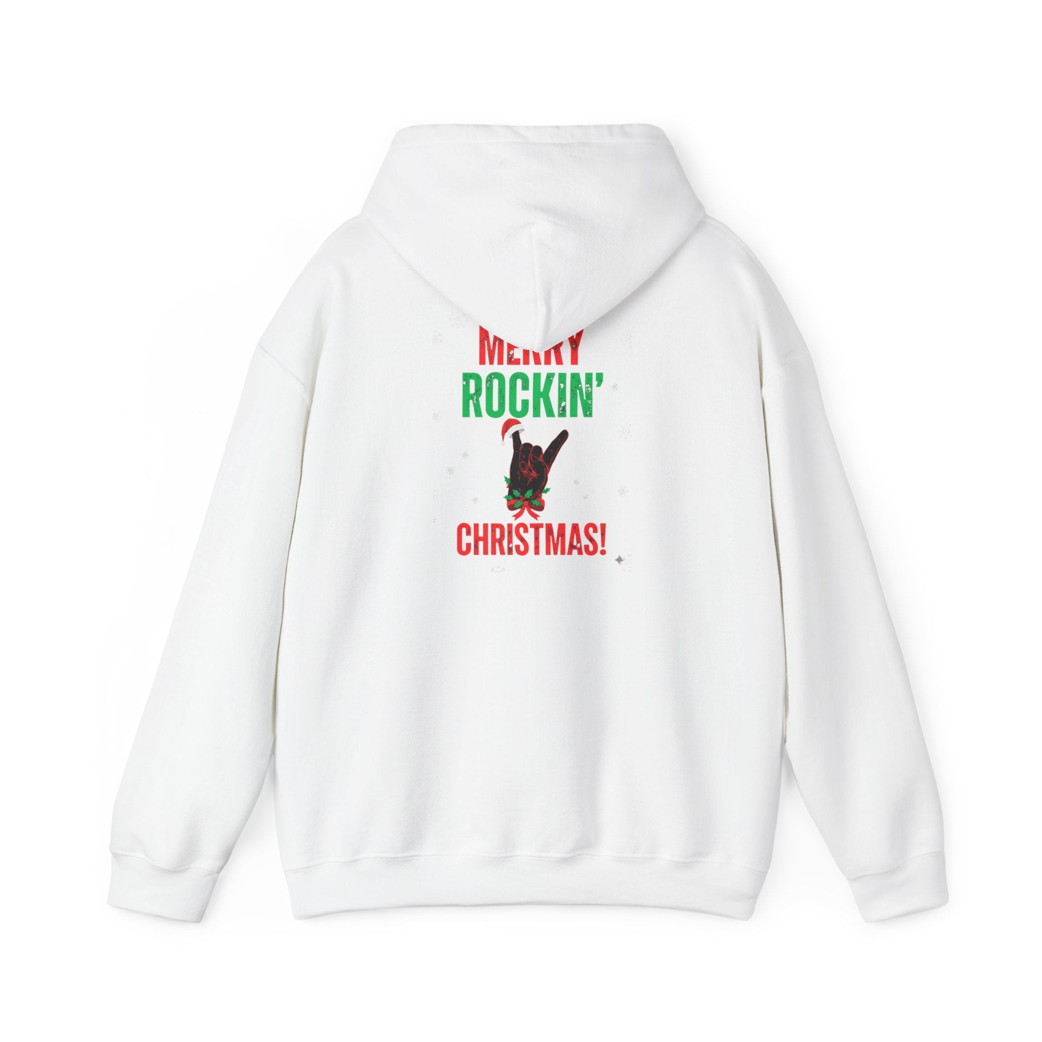 Christmas Rockin' Hoodie — 'Merry Rockin' Christmas!' Holiday Pullover