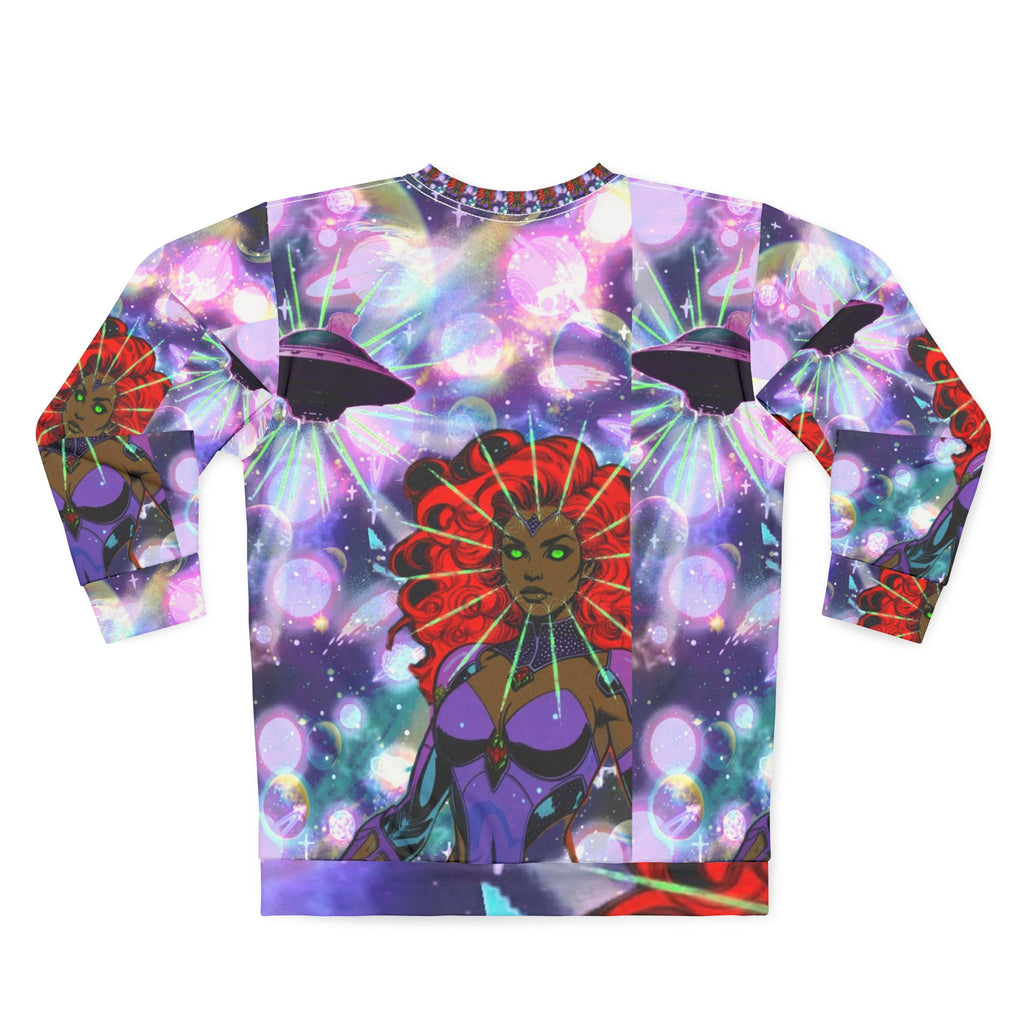 Galactic Neon Goddess Sweatshirt