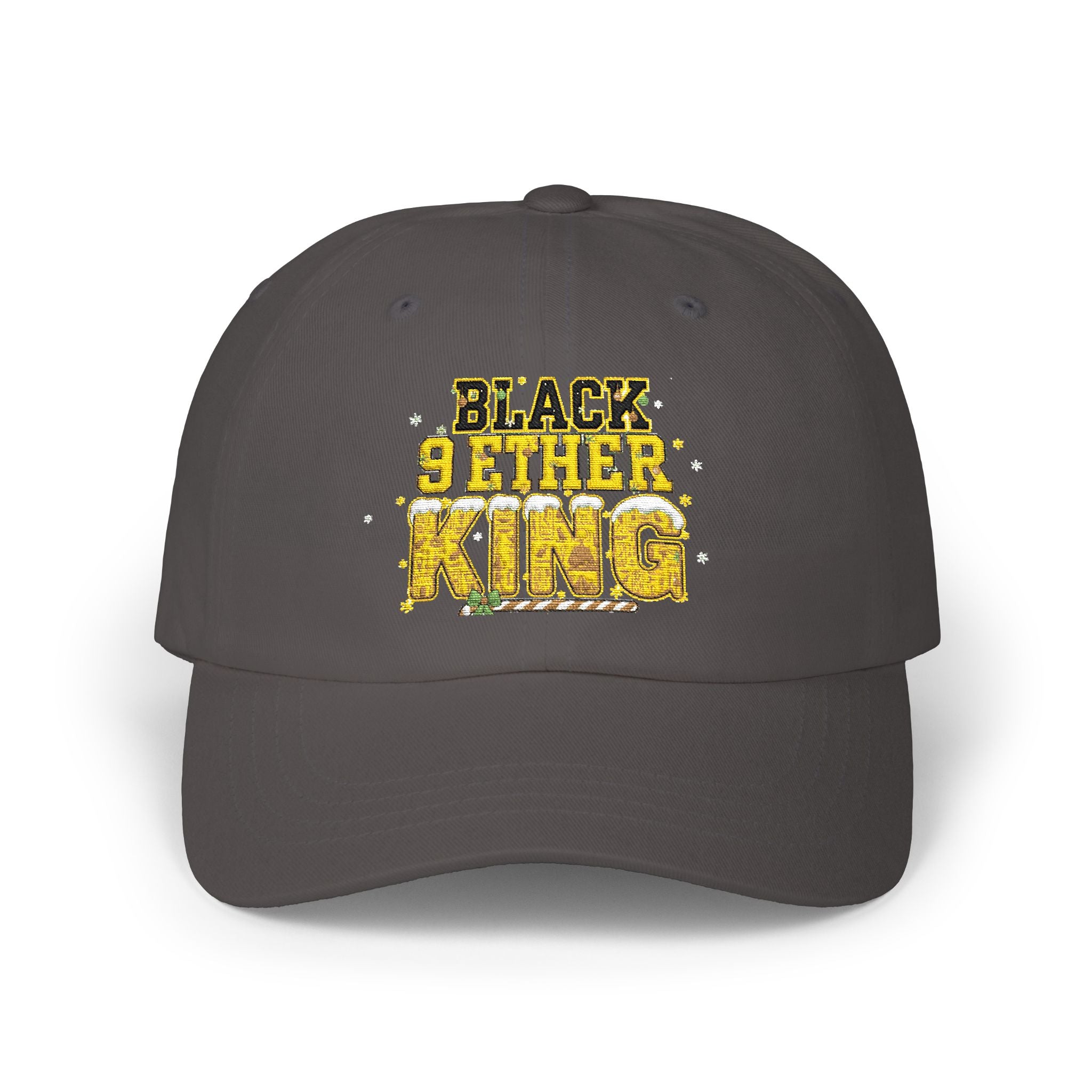 Black Father King Dad Cap — "Black Father King" Embroidered Baseball Hat