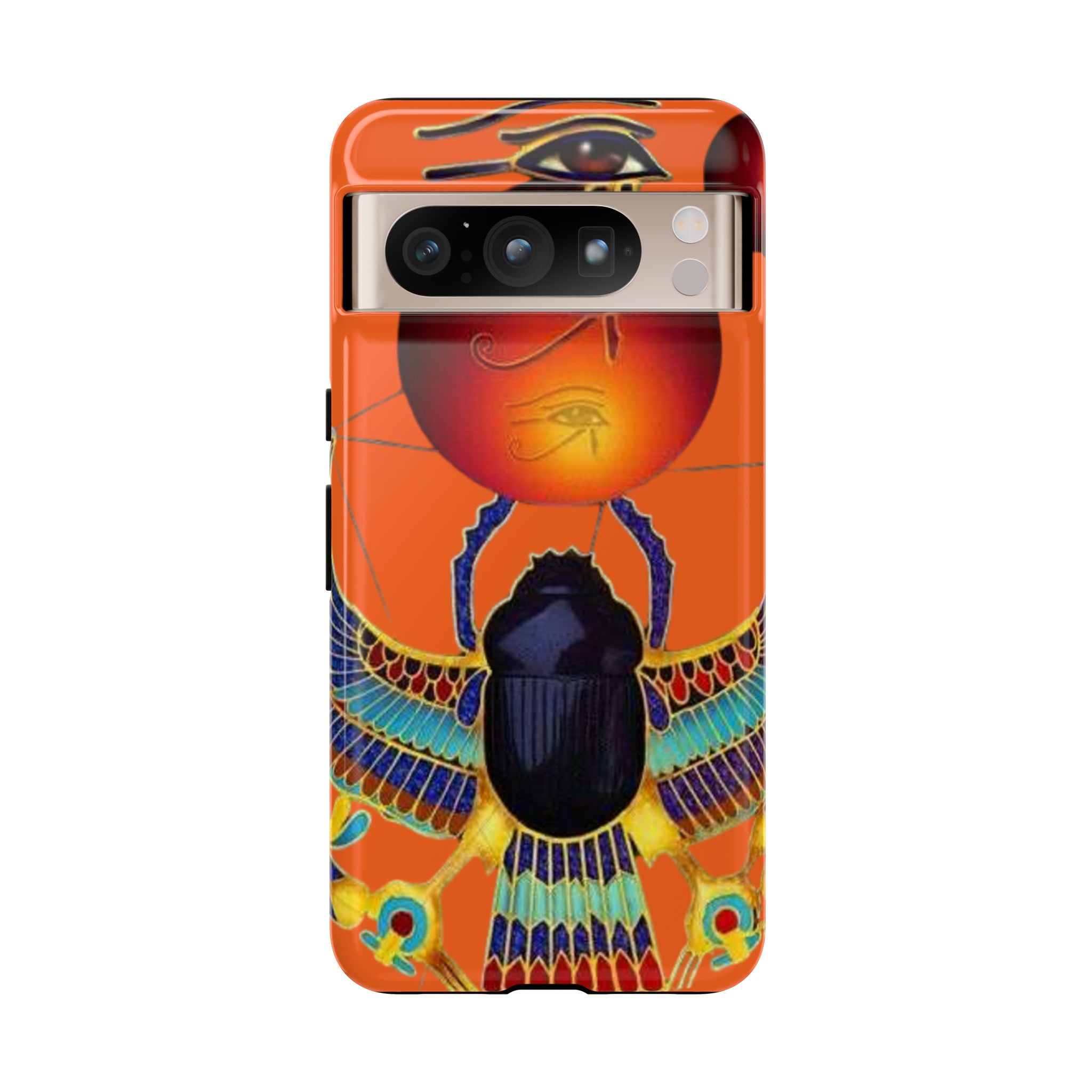 Egyptian-Inspired Phone Case, Tough Phone Cover, Unique Protective Case, Gift for Her, Vibrant Egyptian Art