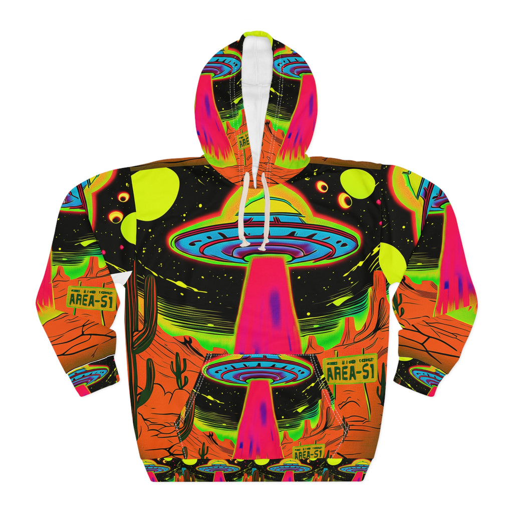 Area 51 UFO Hoodie — Alien Abduction Pullover