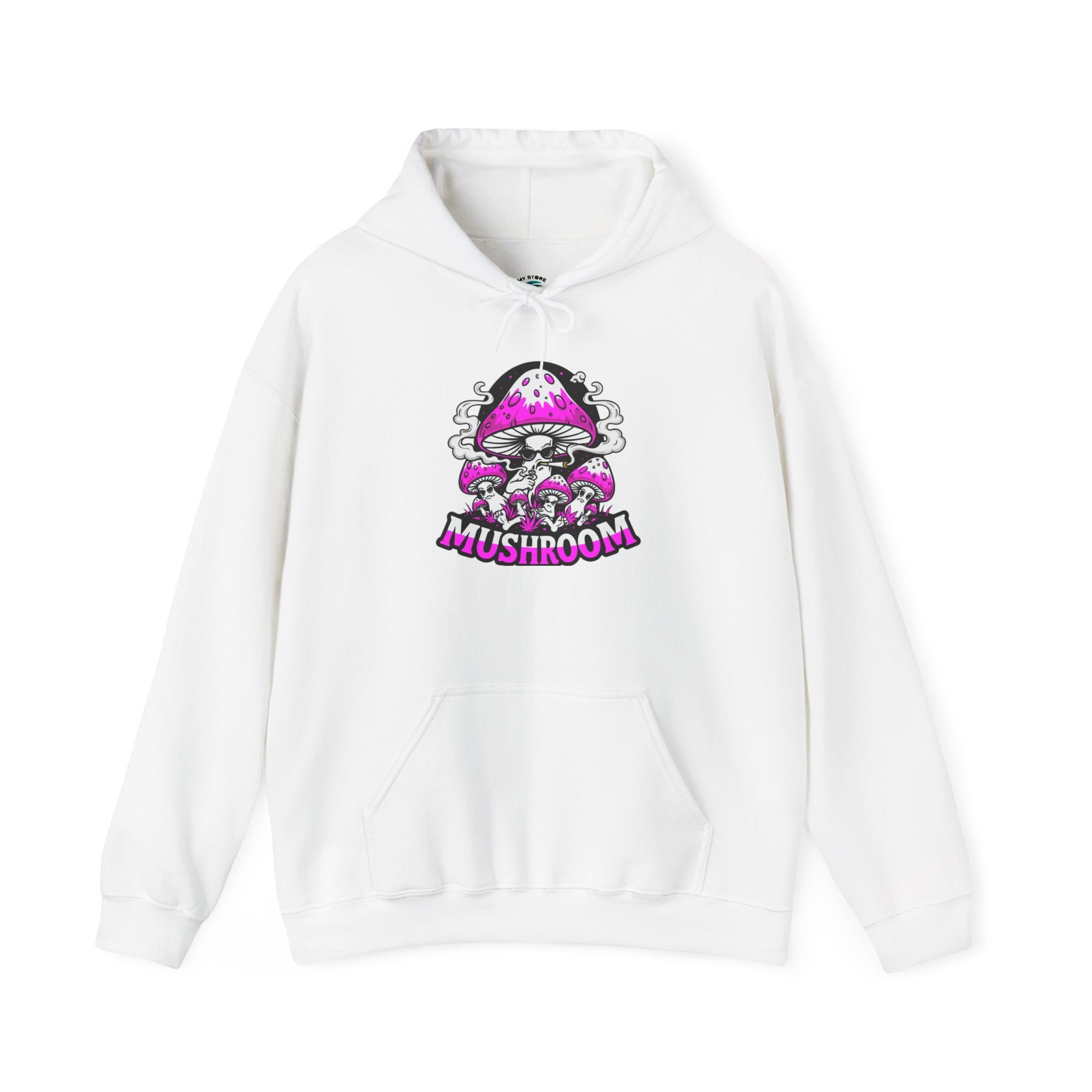 Mushroom Graphic Hoodie — Cozy Fungi Nature Sweatshirt