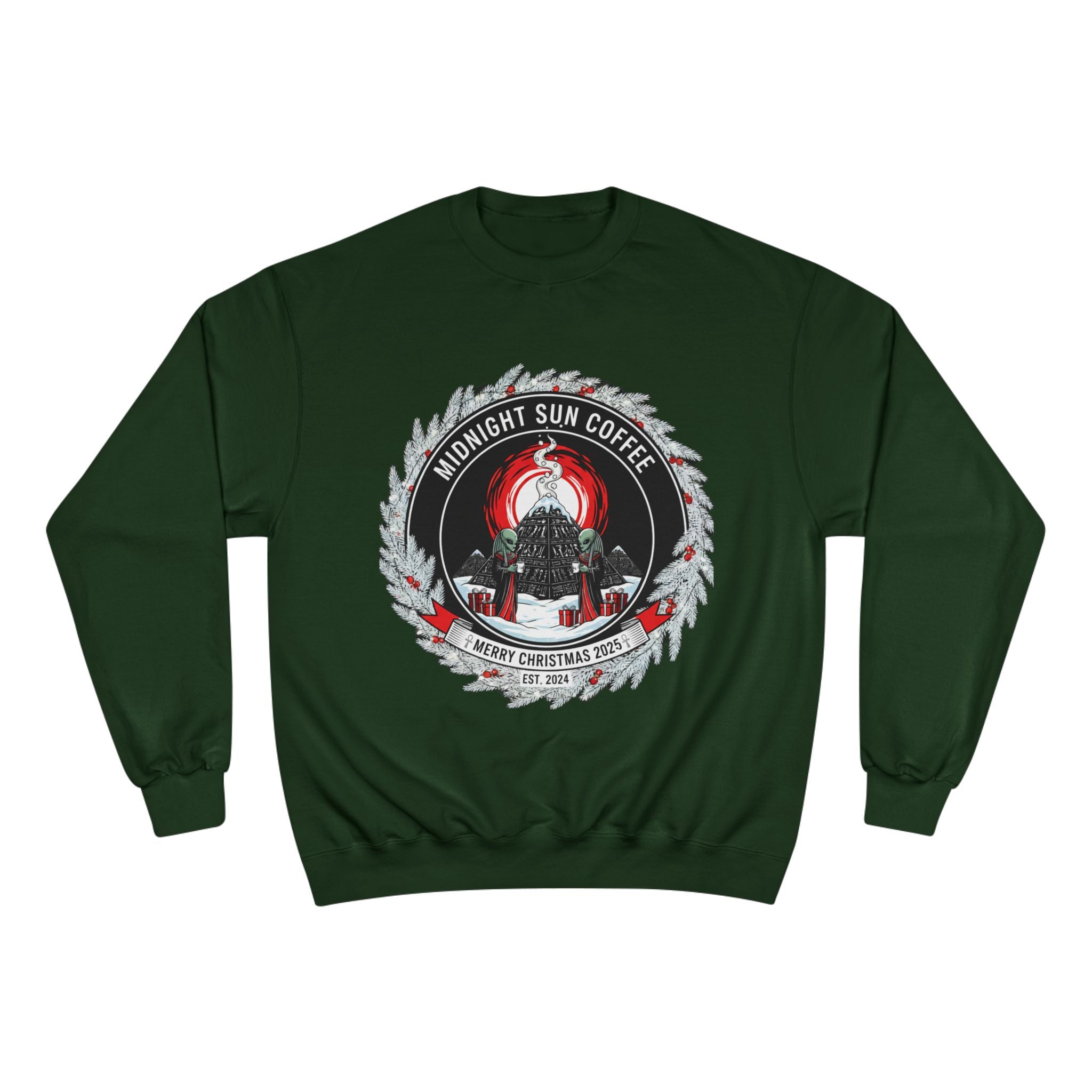 Sweatshirt — Midnight Sun Coffee Holiday Emblem