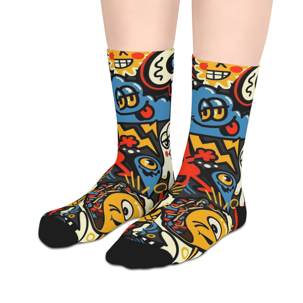 Cartoon Chaos Crew Socks