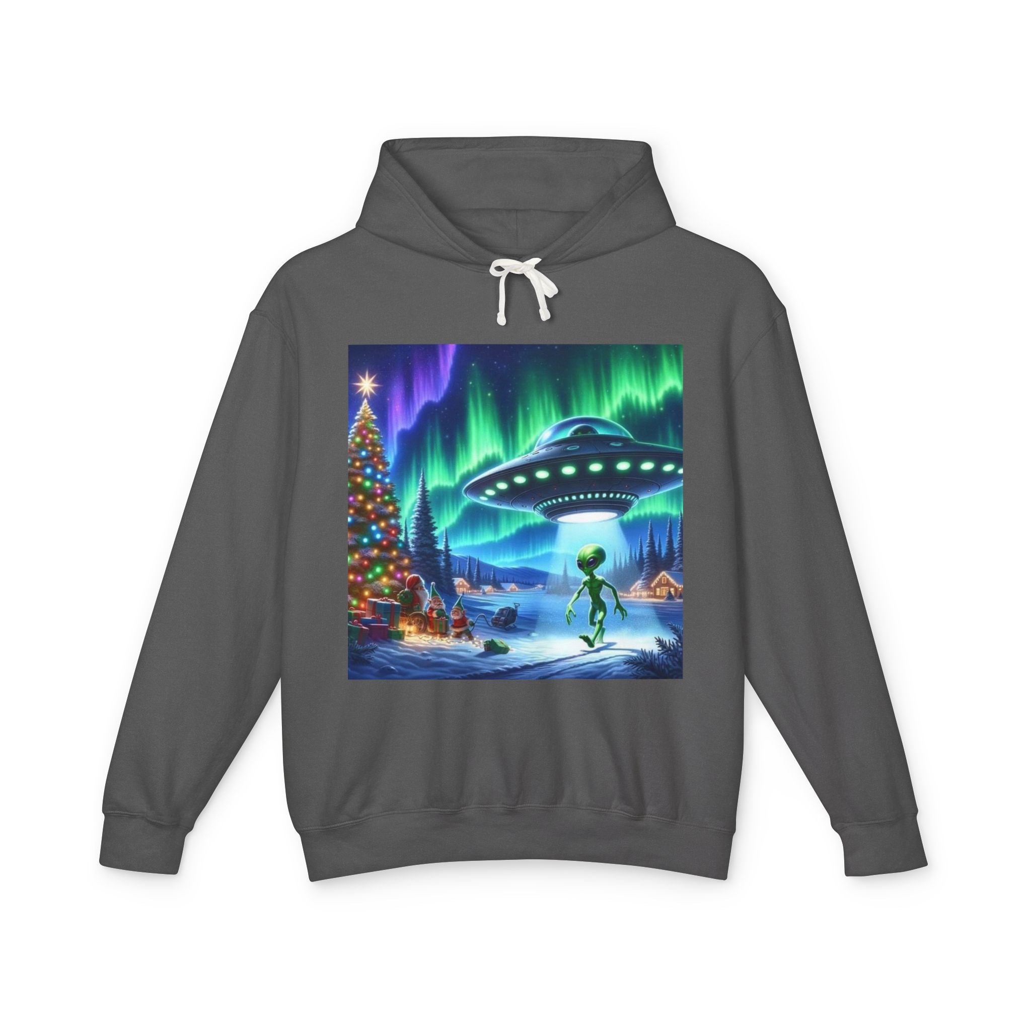 Alien Christmas Lightweight Hoodie🎁🎁🎄