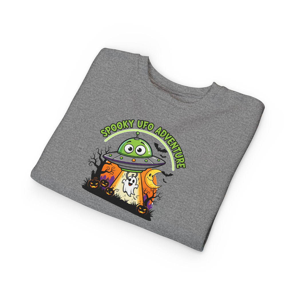 Spooky Alien Adventure Toddler Sweatshirt | Halloween Costume, Kids' Sweatshirt, Fun Apparel, Trick or Treat, Toddler Outfit