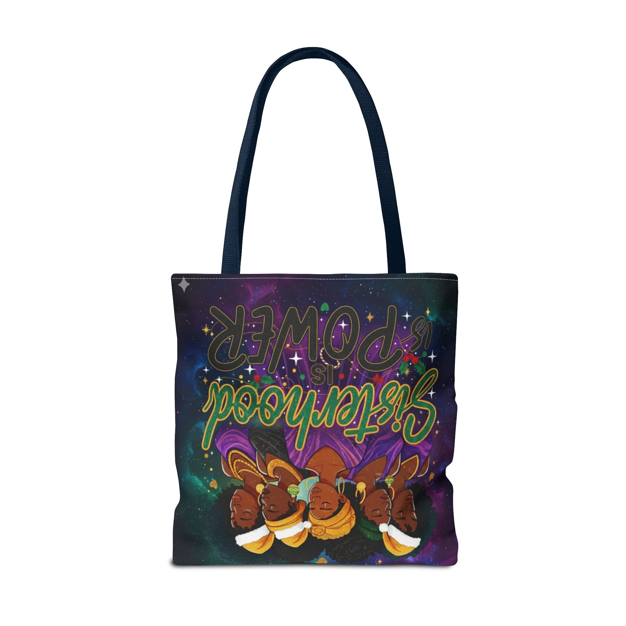 Sisterhood Power Tote Bag – Afrocentric Women Unity Canvas Tote