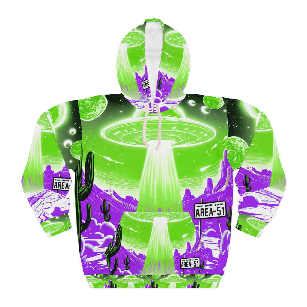 Area 51 UFO Hoodie — Alien Abduction Pullover