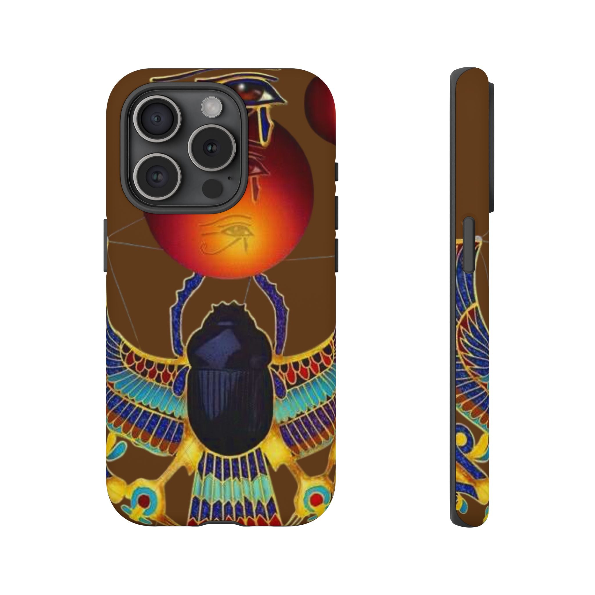 Egyptian Scarab Phone Case | Tough Cases for Unique Style, Protective Cases, Artistic Phone Covers, Gifts for Art Lovers