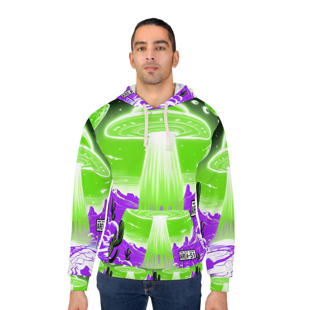Area 51 UFO Hoodie — Alien Abduction Pullover