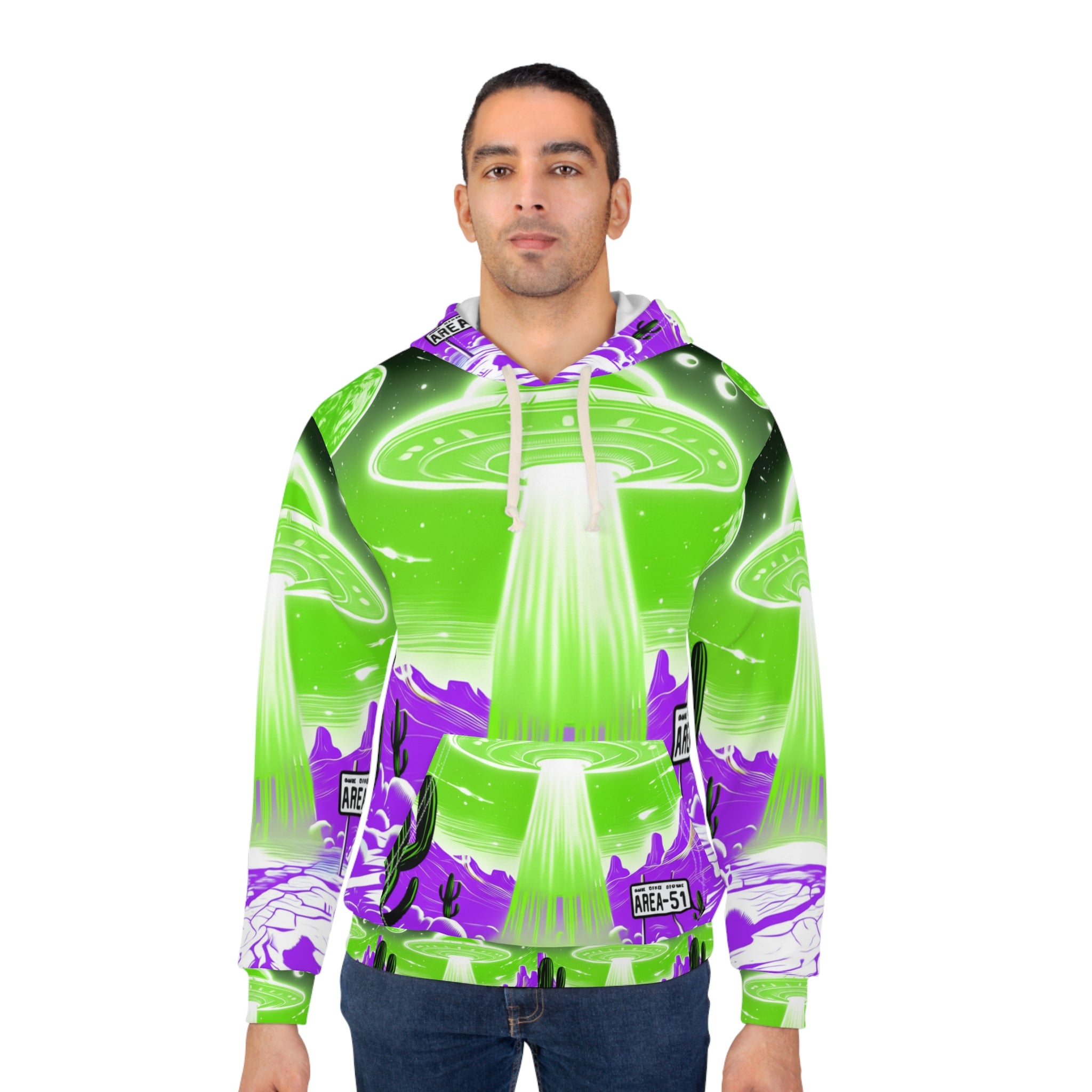 Area 51 UFO Hoodie — Alien Abduction Pullover