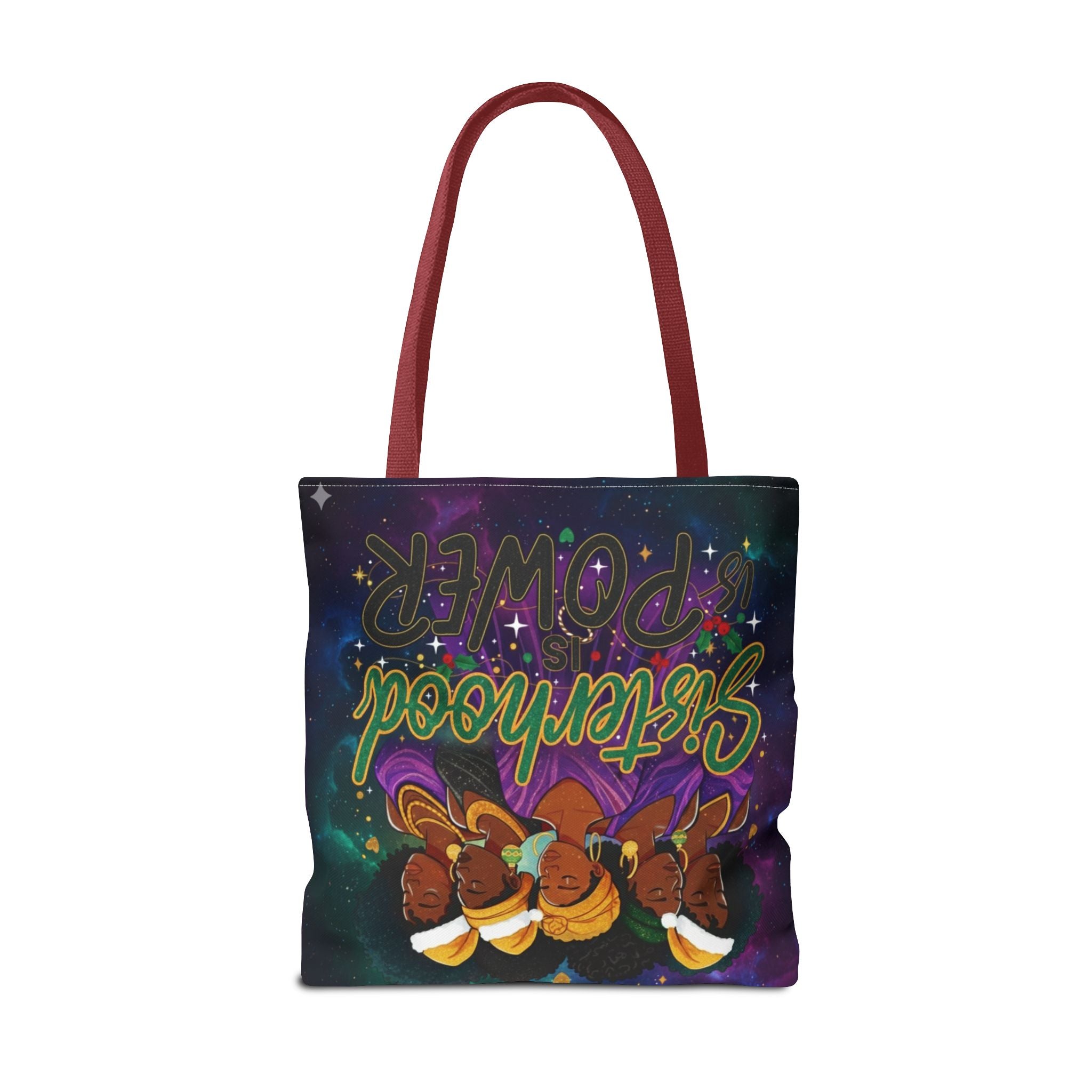 Sisterhood Power Tote Bag – Afrocentric Women Unity Canvas Tote