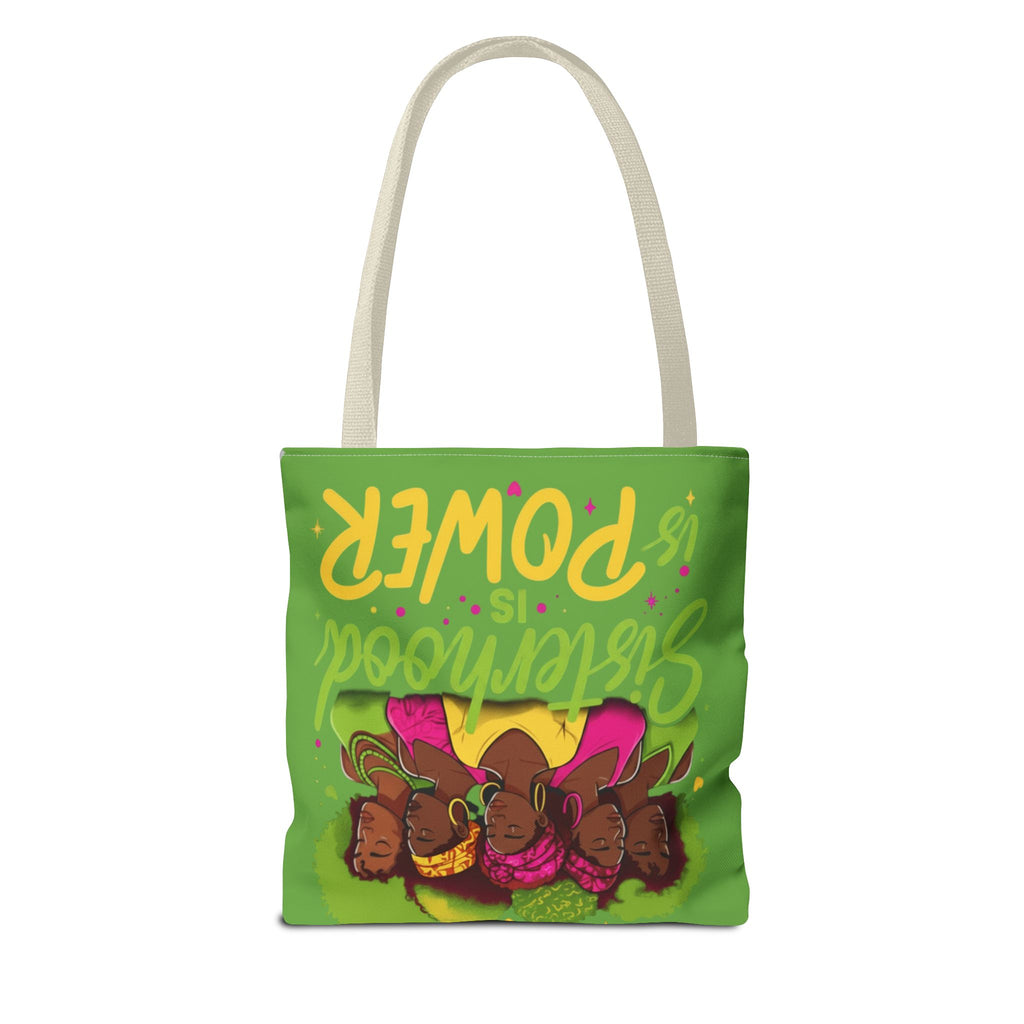 Sisterhood is Power — Tote Bag (AOP) — Green