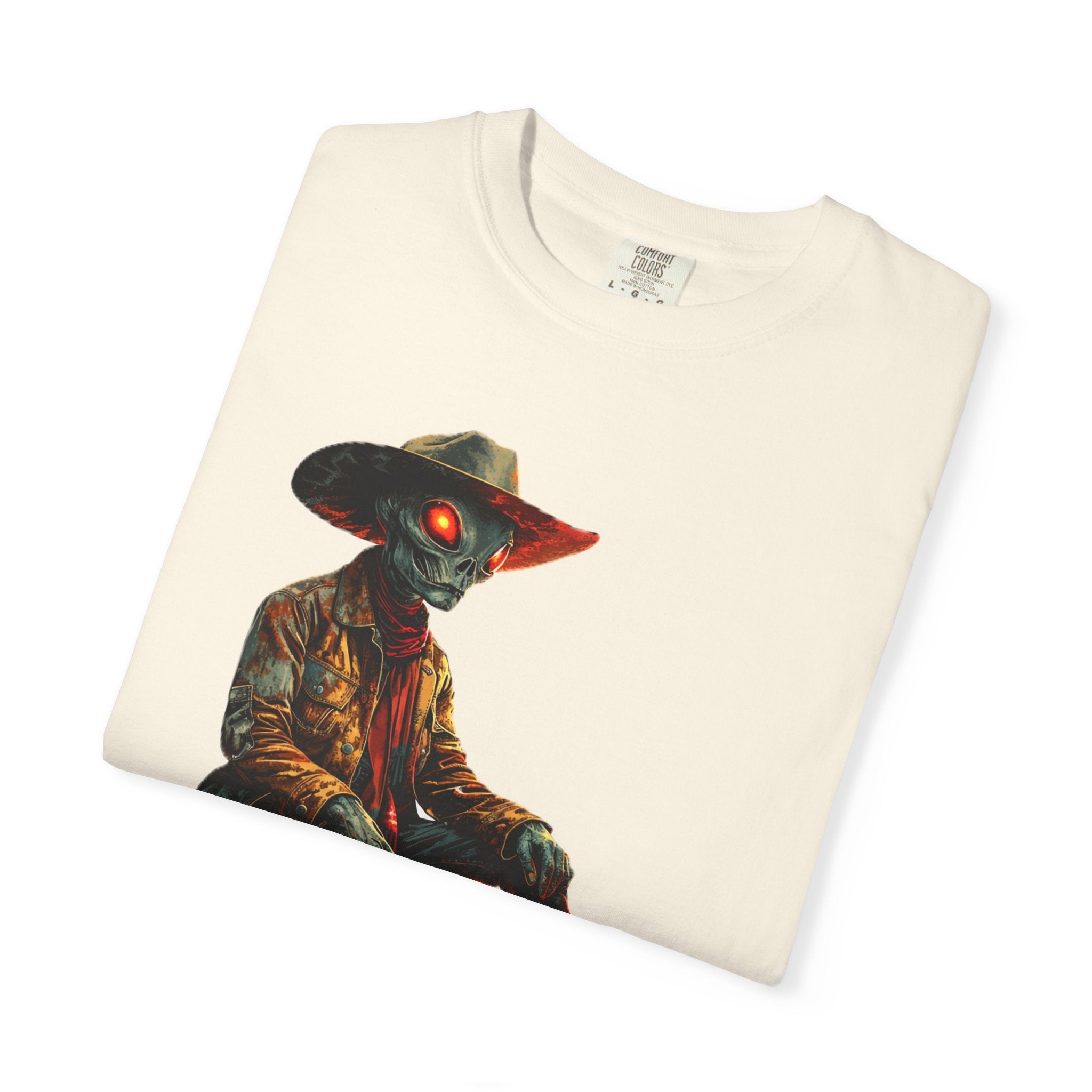 Gettin’ Weird Alien Cowboy Tee – Vintage Western Graphic Shirt