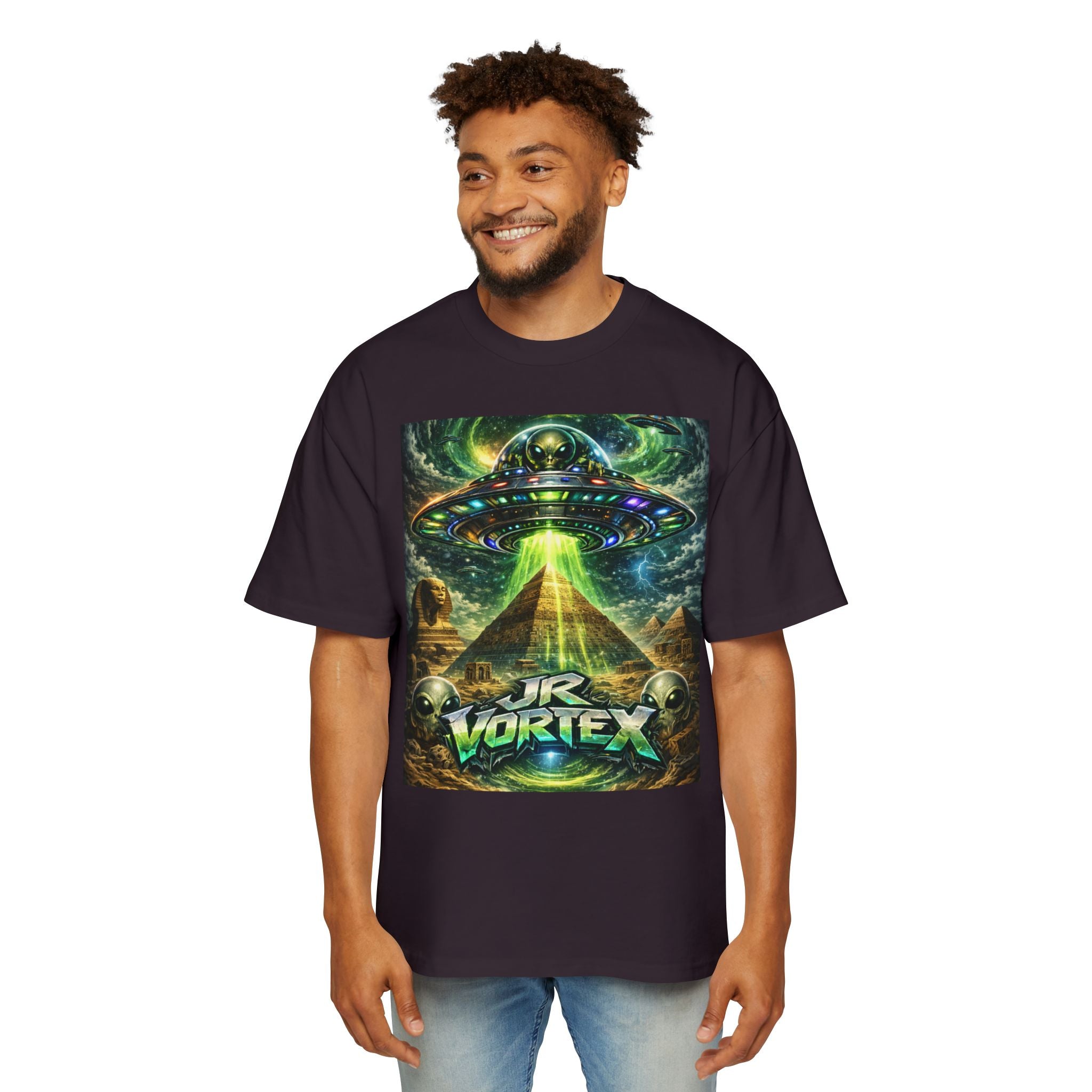 UFO Vortex Graphic Tee Printify