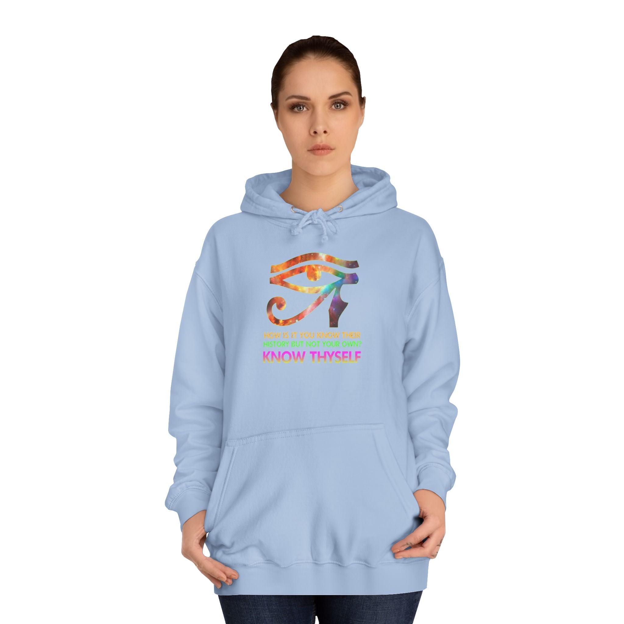 Know Thyself Hoodie — Inspirational College Sweatshirt