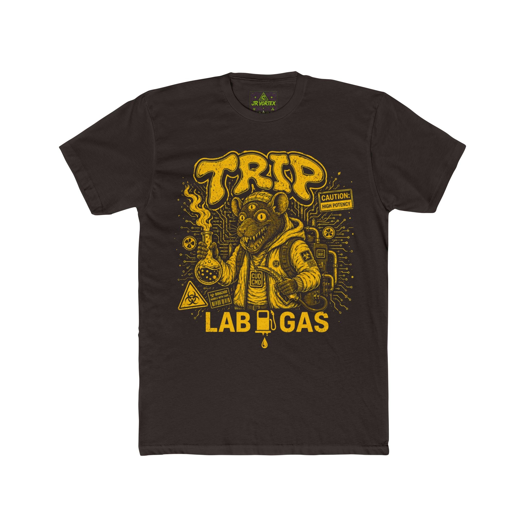 Trip Lab Gas Tee — Psychedelic Rat Scientist Graphic T-Shirt