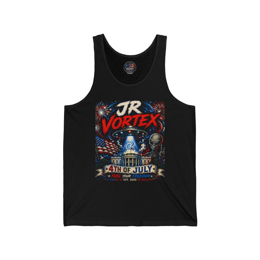 Vortex 4th of July Tank Top – Patriotic Fireworks Graphic Tank