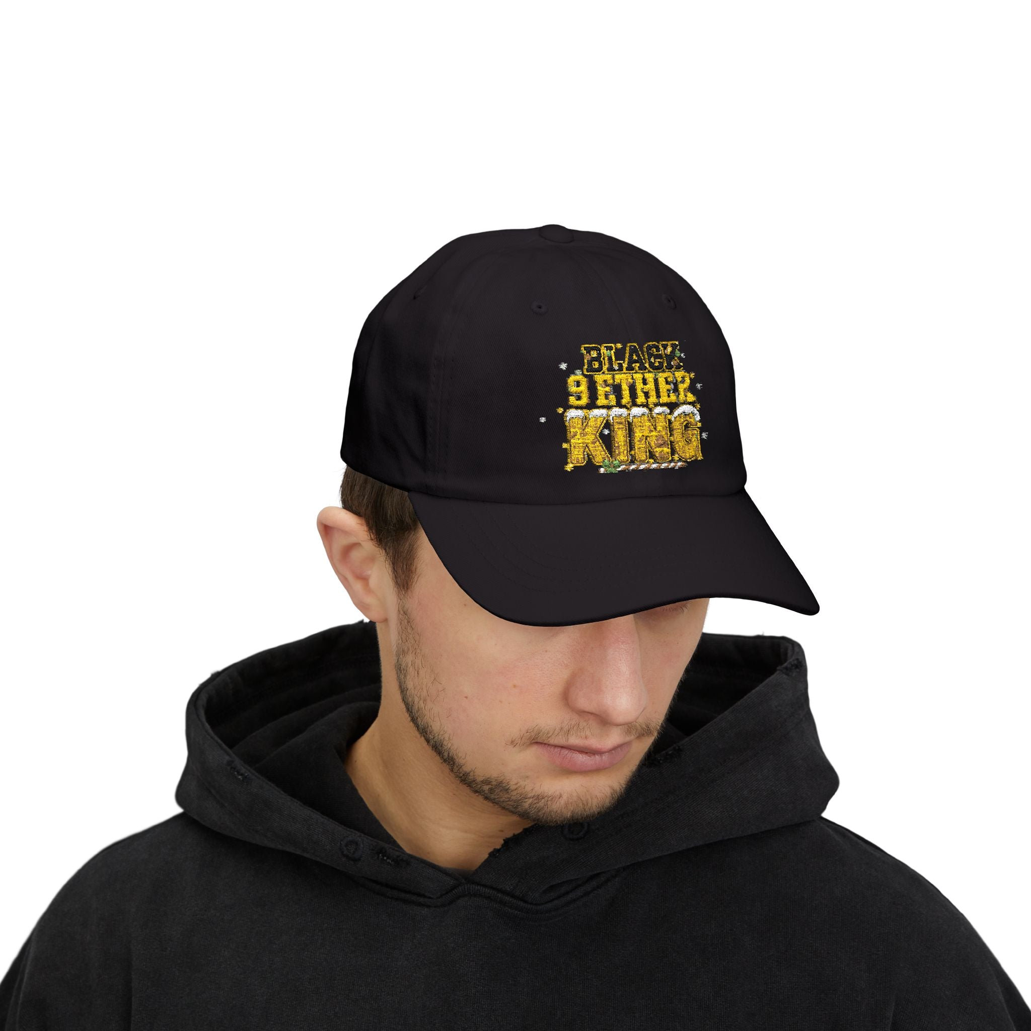 Black Father King Dad Cap — "Black Father King" Embroidered Baseball Hat