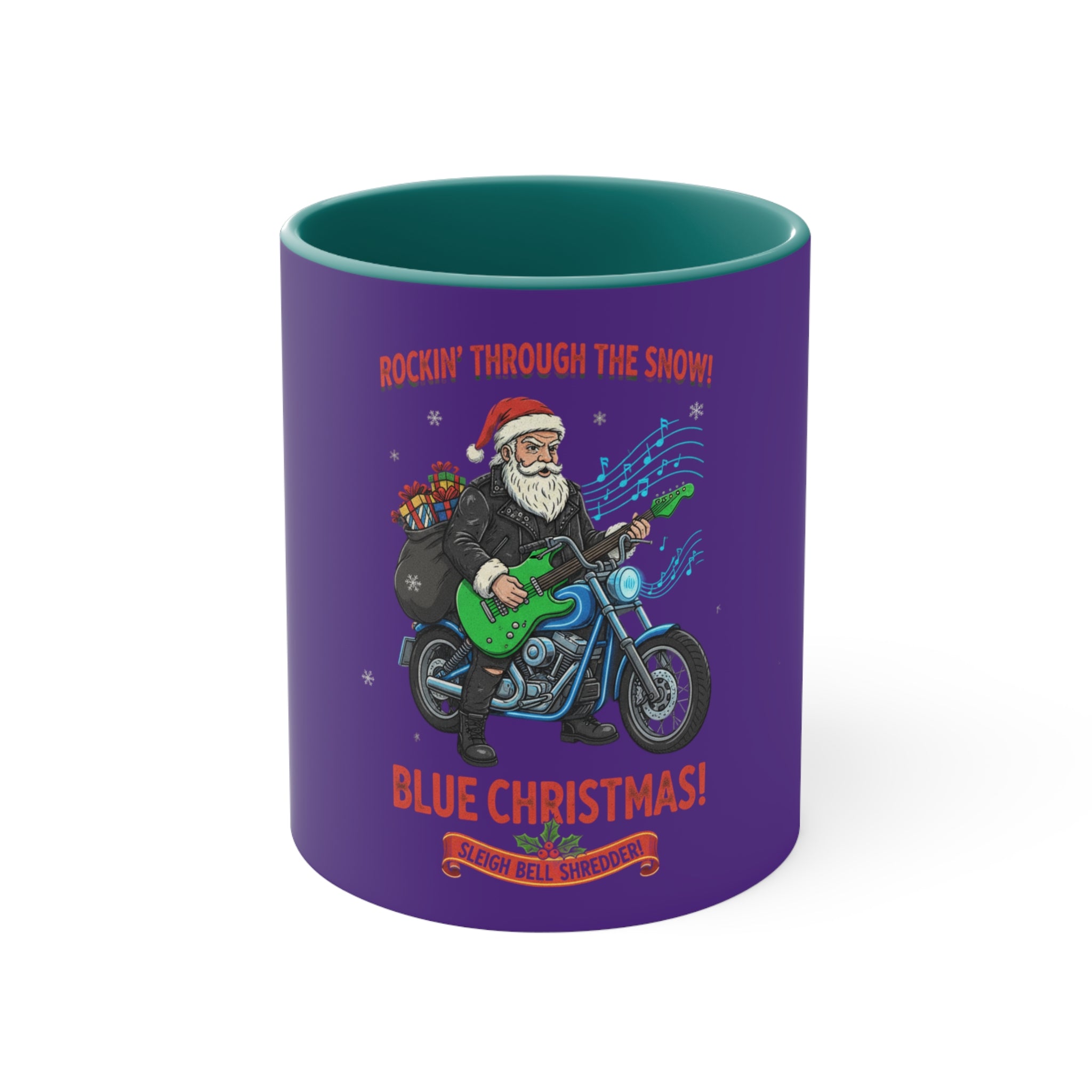 11oz Accent Mug With Custom Artwork In Blue And White Green And White Red And White Pink And White Ceramic