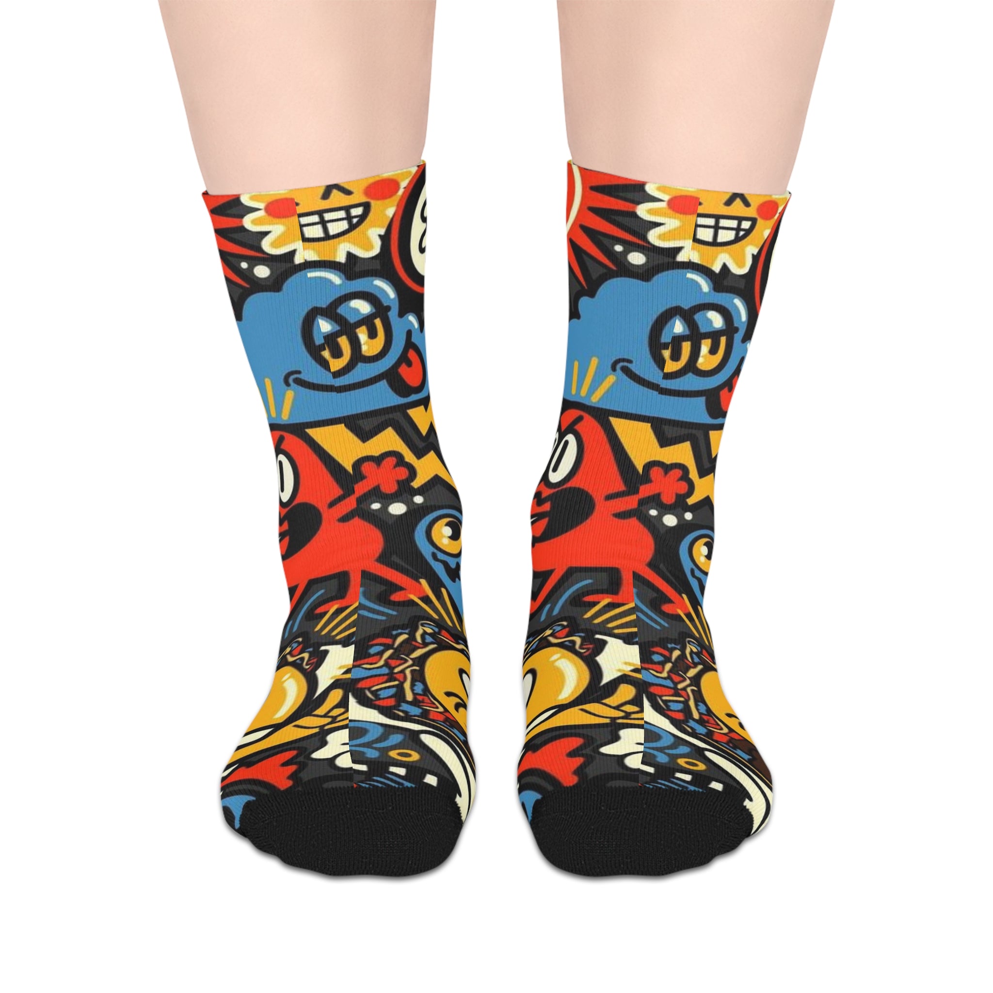 Cartoon Chaos Crew Socks
