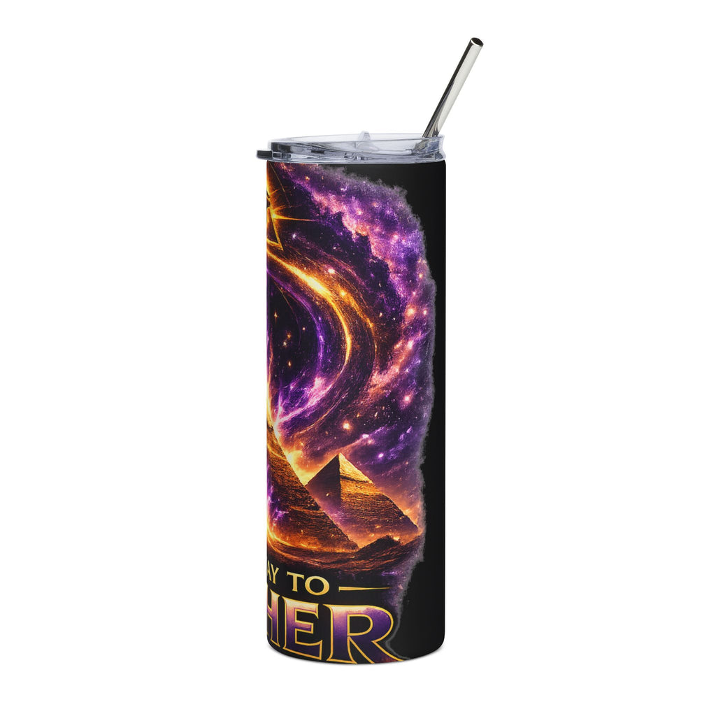 20oz Tumbler — Gateway to Ether Pyramid & Eye Cosmic Design