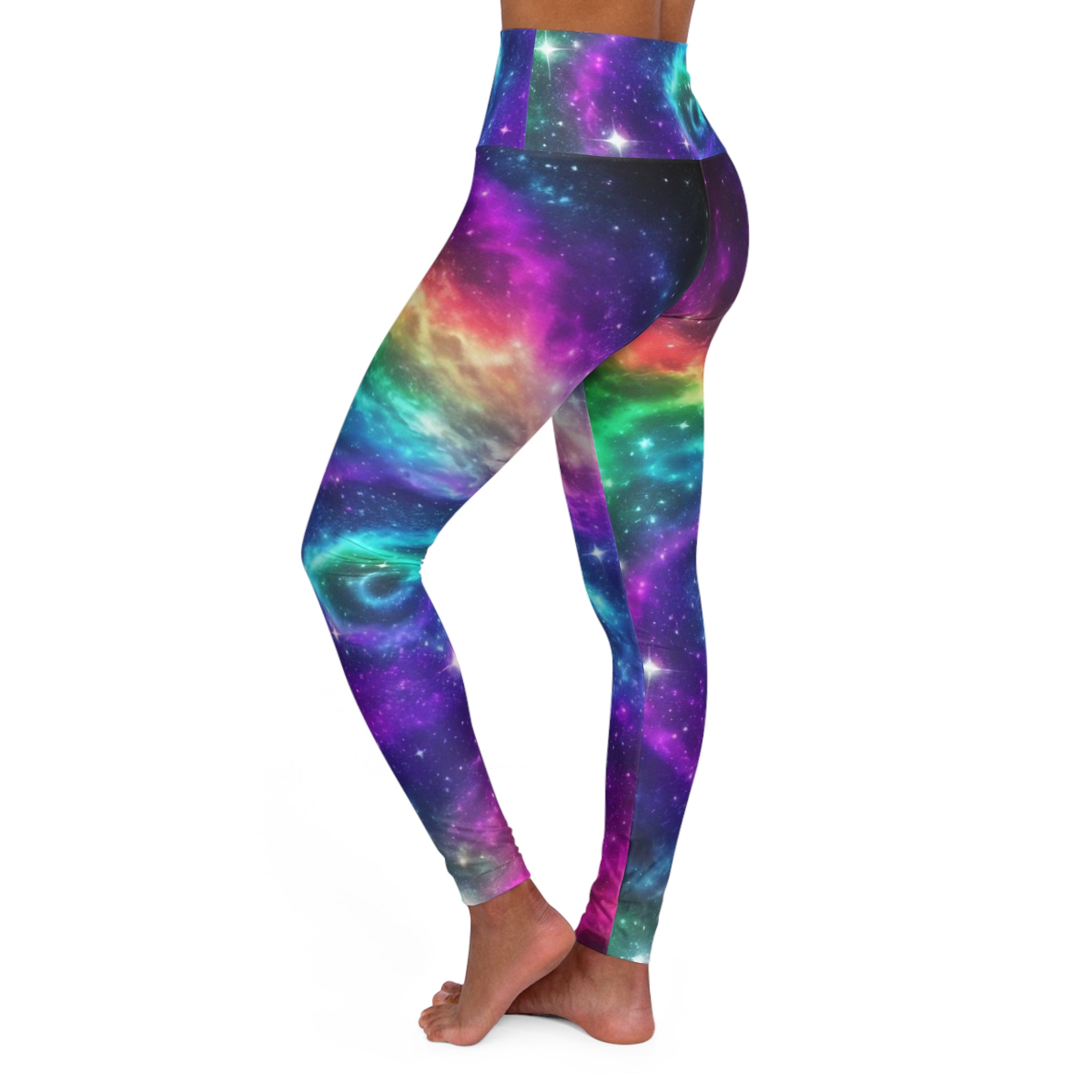 High Waisted Yoga Leggings (AOP)