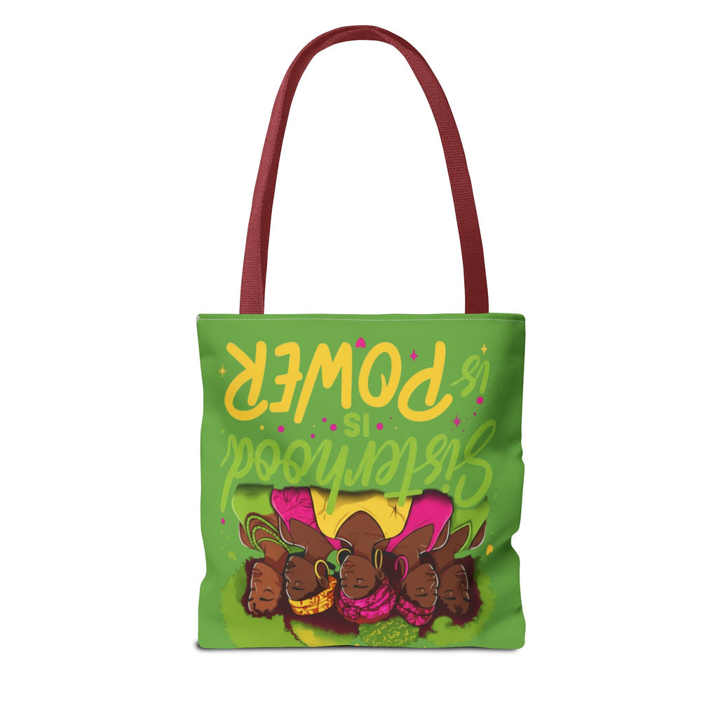 Sisterhood is Power — Tote Bag (AOP) — Green