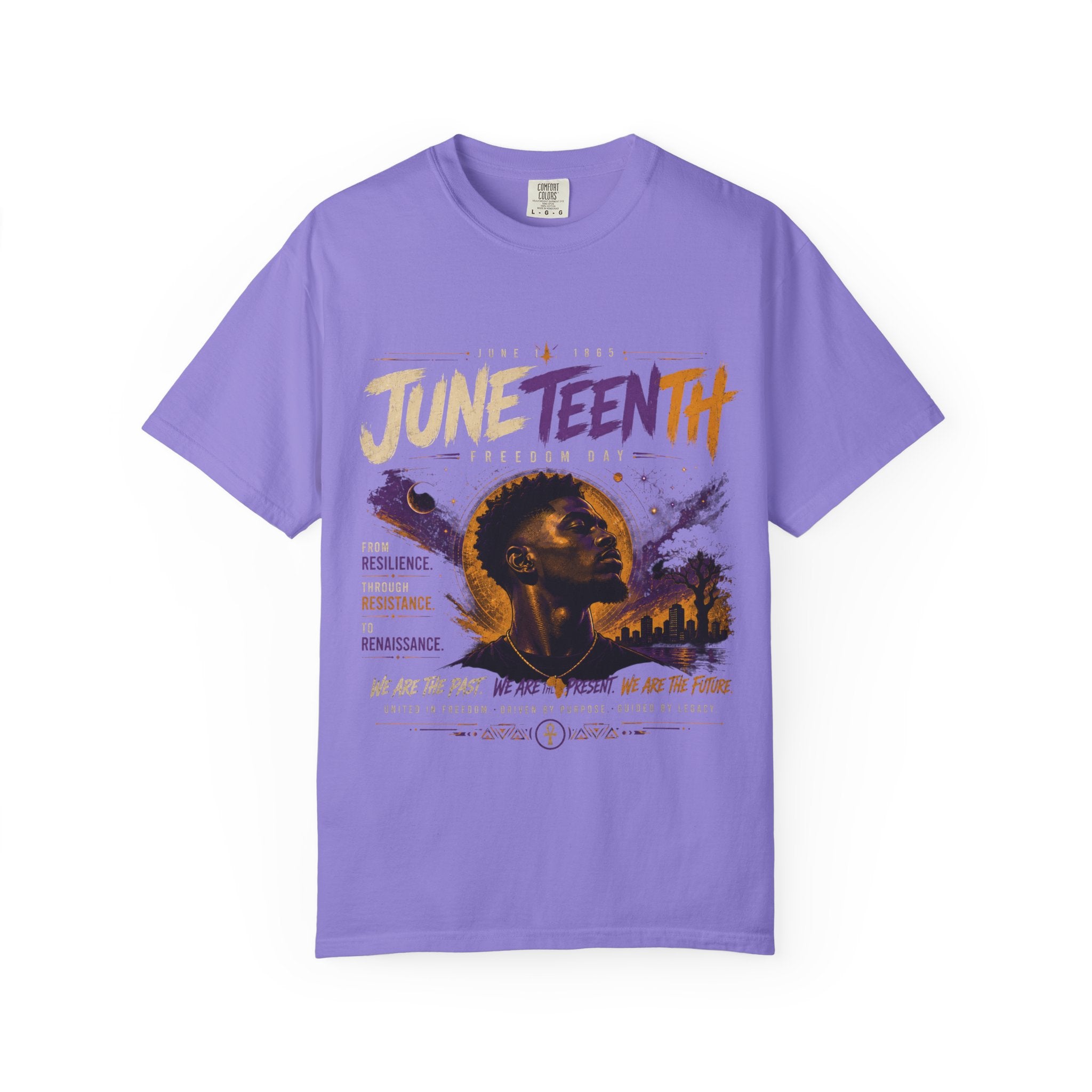 Juneteenth Freedom Day Tee – Resilience • Remembrance • Rising