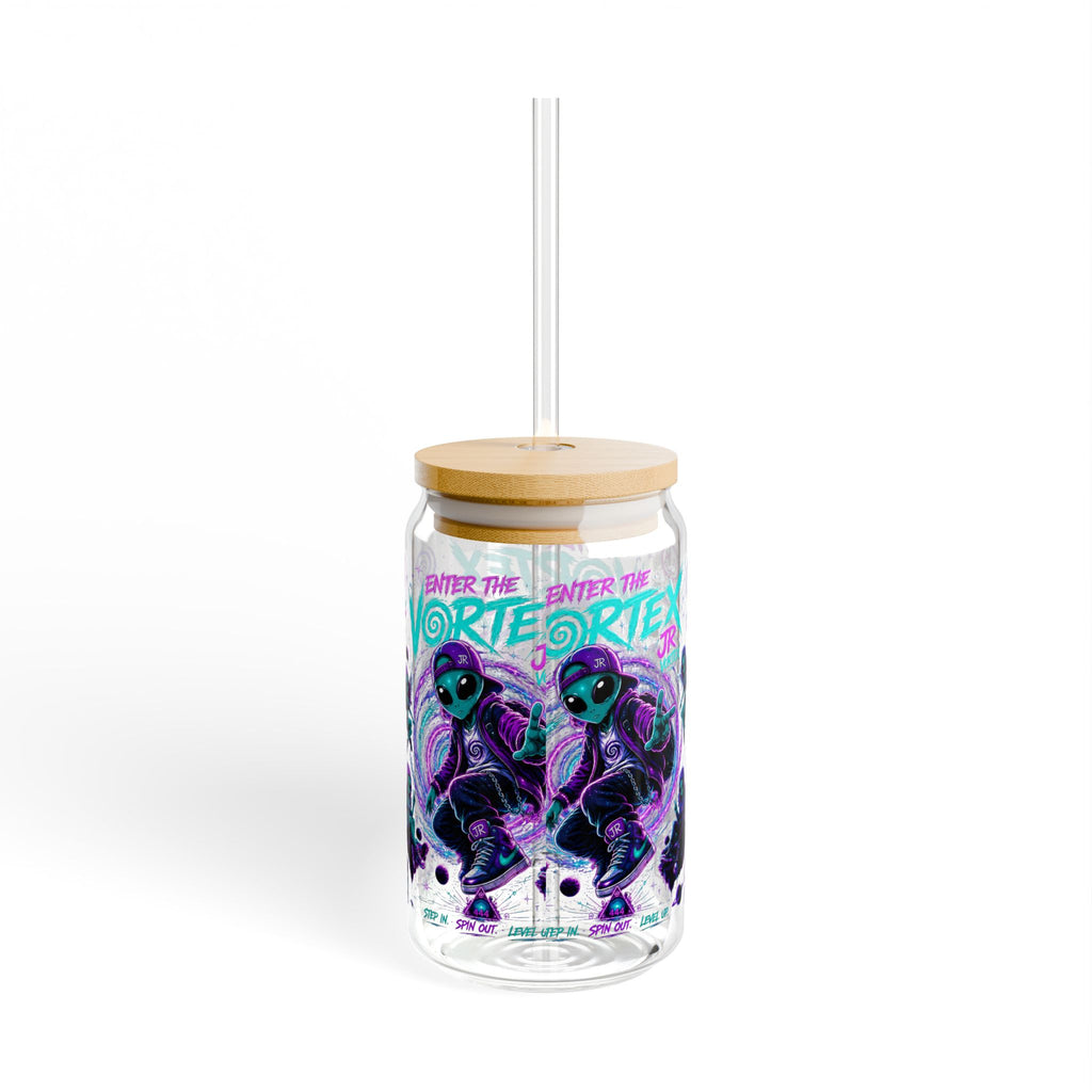 Sipper Glass — 'Enter the Vortex' 16oz Bamboo Lid Tumbler