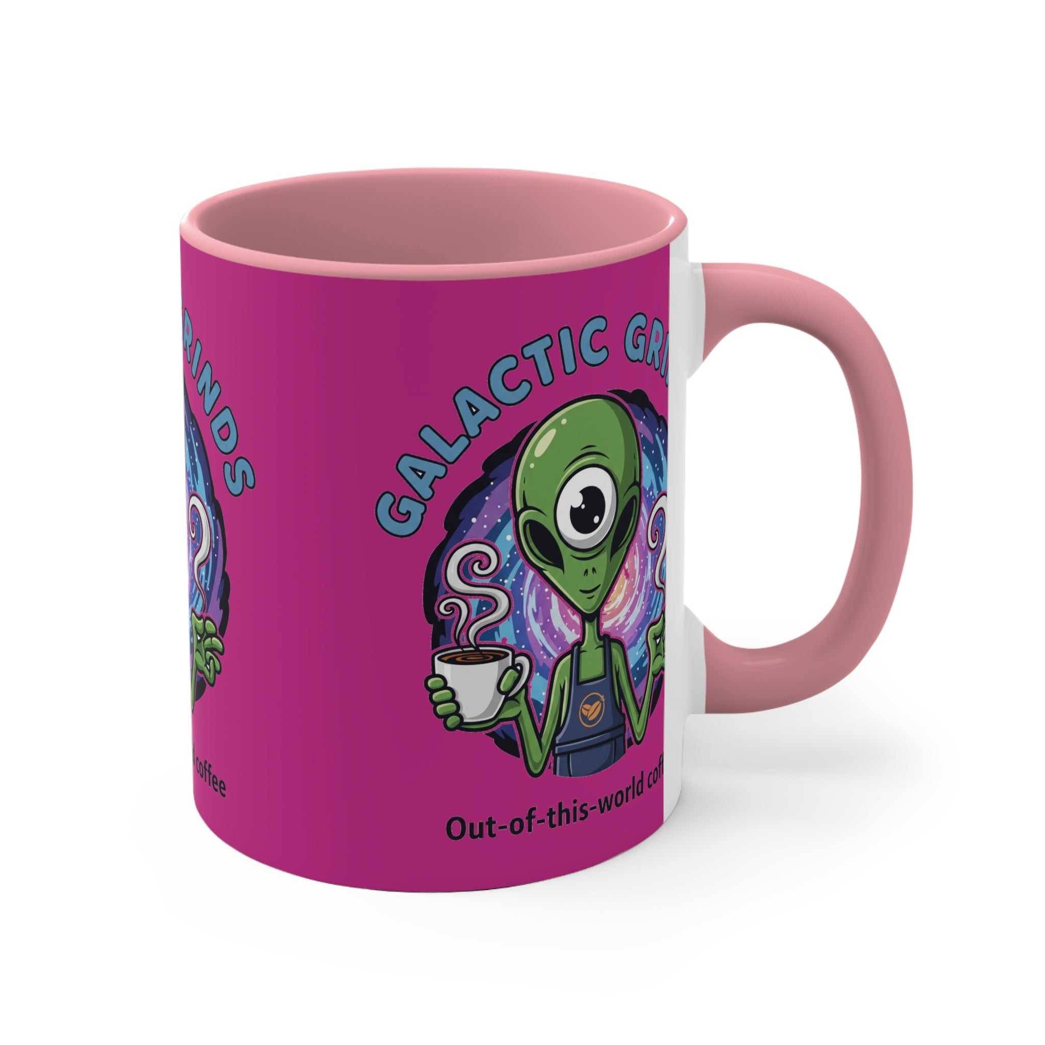 Galactic Grinds Alien Accent Mug | Fun Coffee Lover Gift | Unique Space-Themed Drinkware | Quirky Kitchen Decor | Perfect for [...]☕️