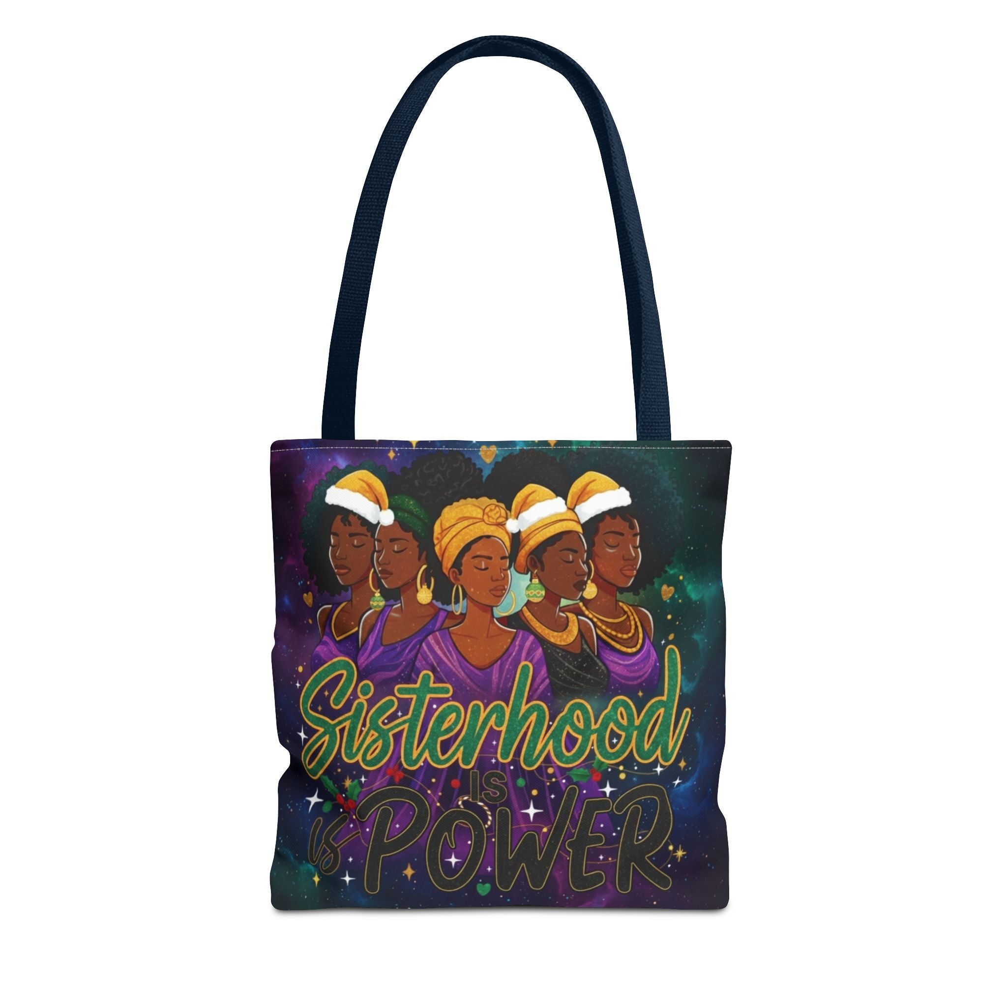 Sisterhood Power Tote Bag – Afrocentric Women Unity Canvas Tote