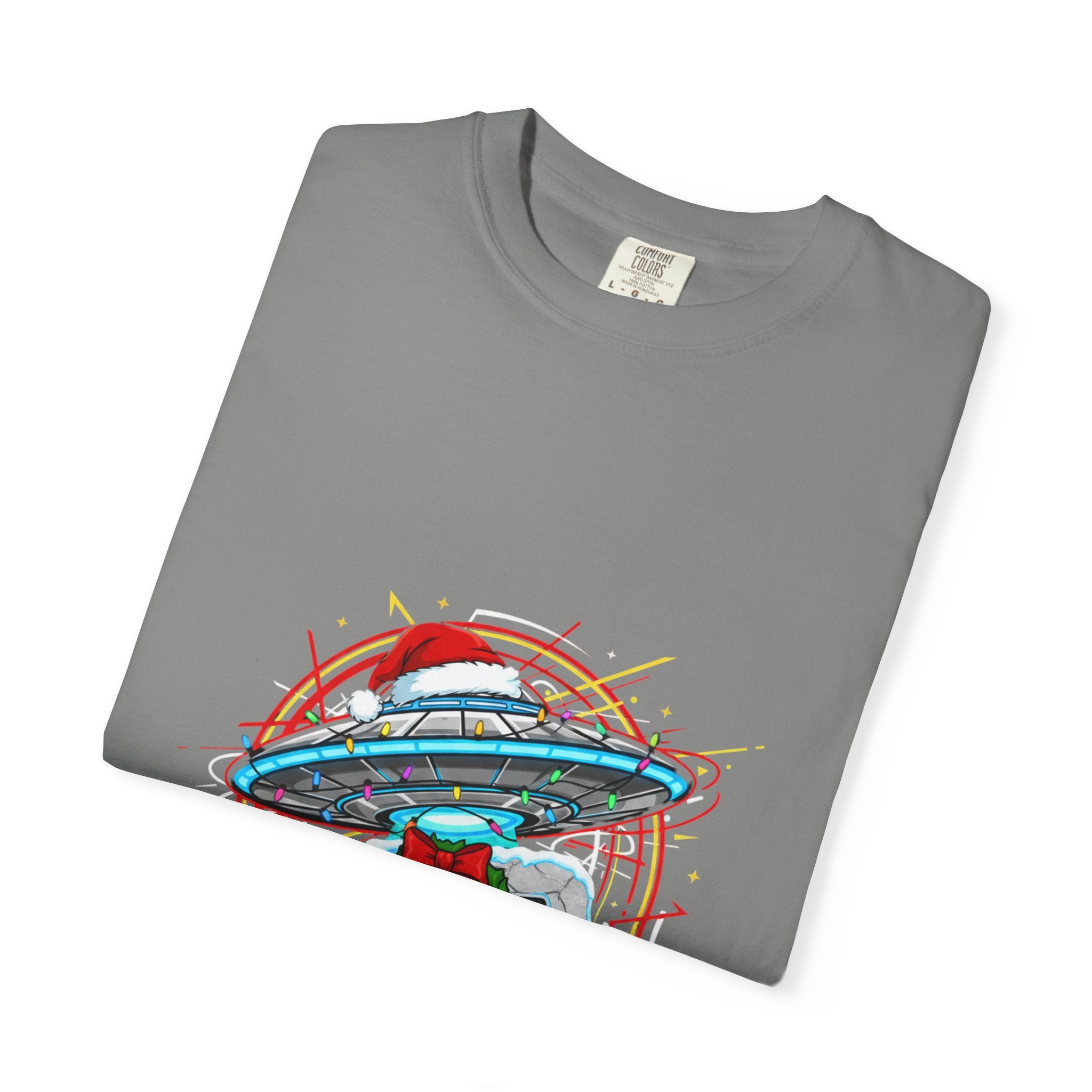 UFO Vacation Tee — Retro Alien Abduction Graphic T-Shirt