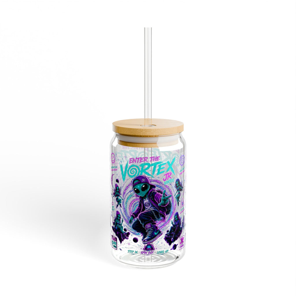 Sipper Glass — 'Enter the Vortex' 16oz Bamboo Lid Tumbler