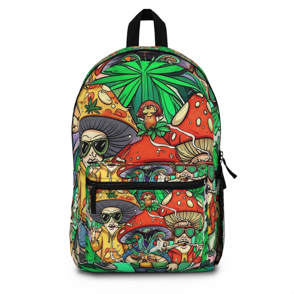 Colorful Psychedelic Backpack — Funky Art Festival Travel Bag Printify