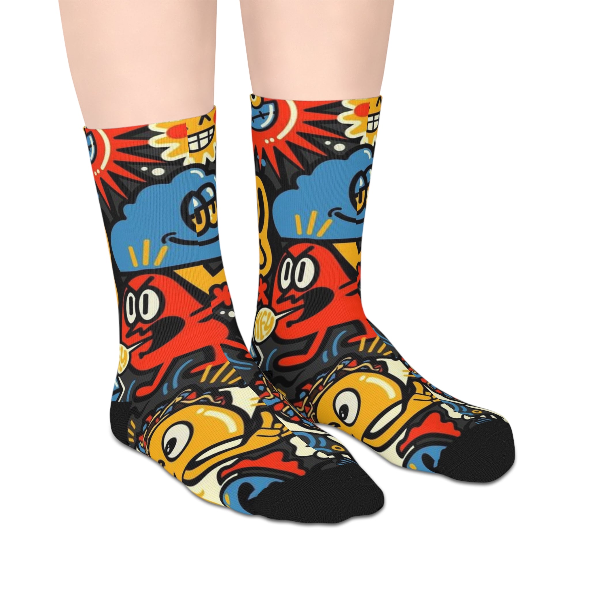 Cartoon Chaos Crew Socks
