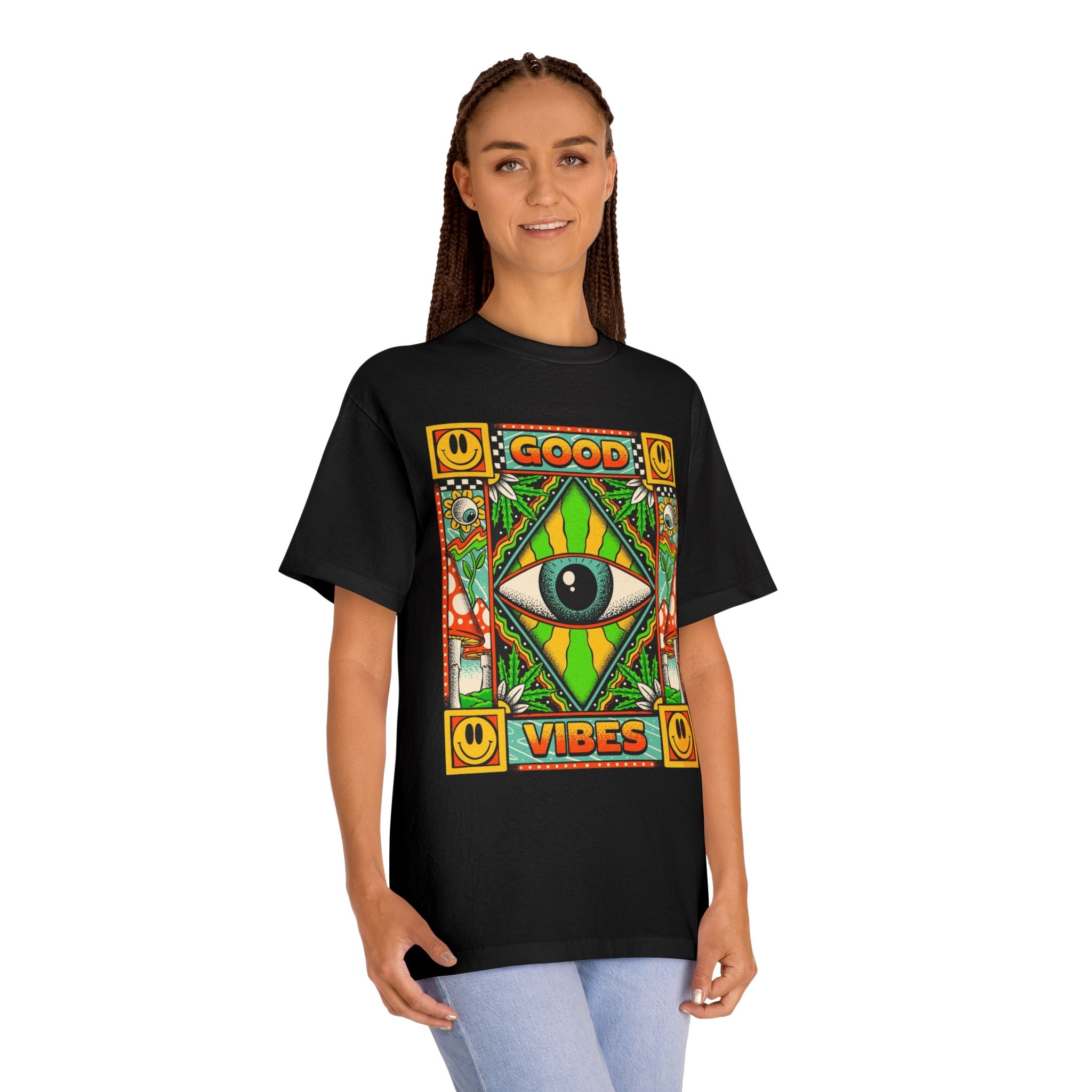 GOOD VIBES FREQUENCY TEE 👁️🌀