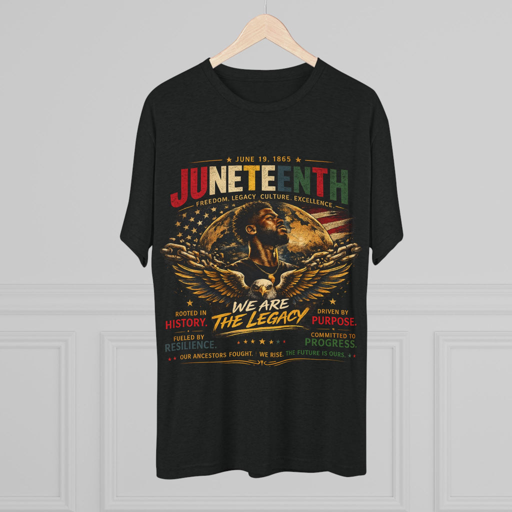 Juneteenth Celebration Tee — "We Are The Legacy" Patriotic Juneteenth T-Shirt
