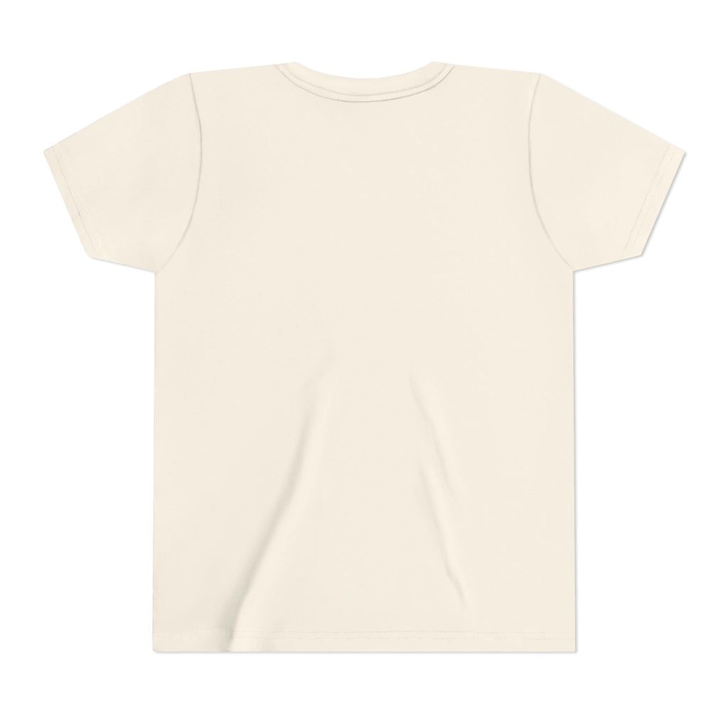 Mushroom Frequency Youth Tee — Playful Peace Sign Graphic