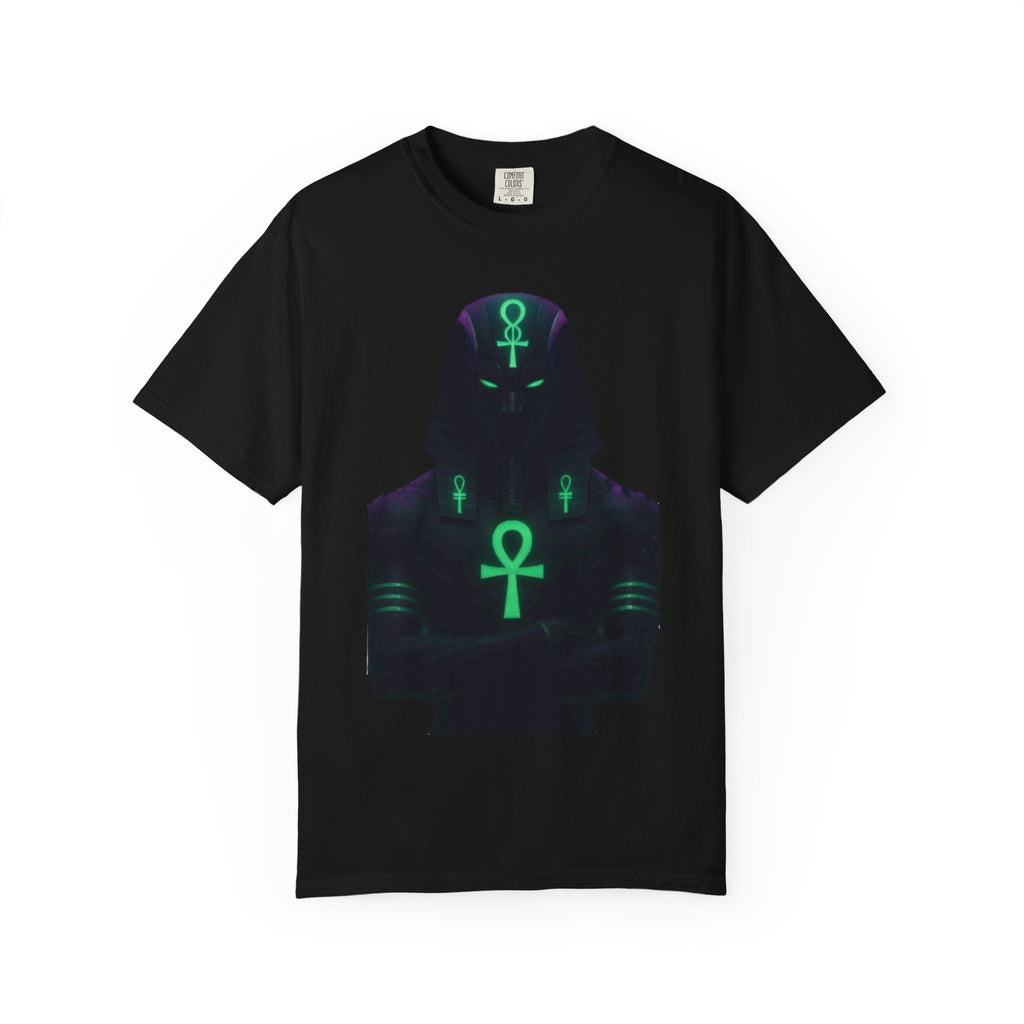 Mystical Ankh Graphic T-Shirt, Unisex Tee, Spiritual Gift, Unique Fashion, Festival Wear, Everyday Comfort9️⃣