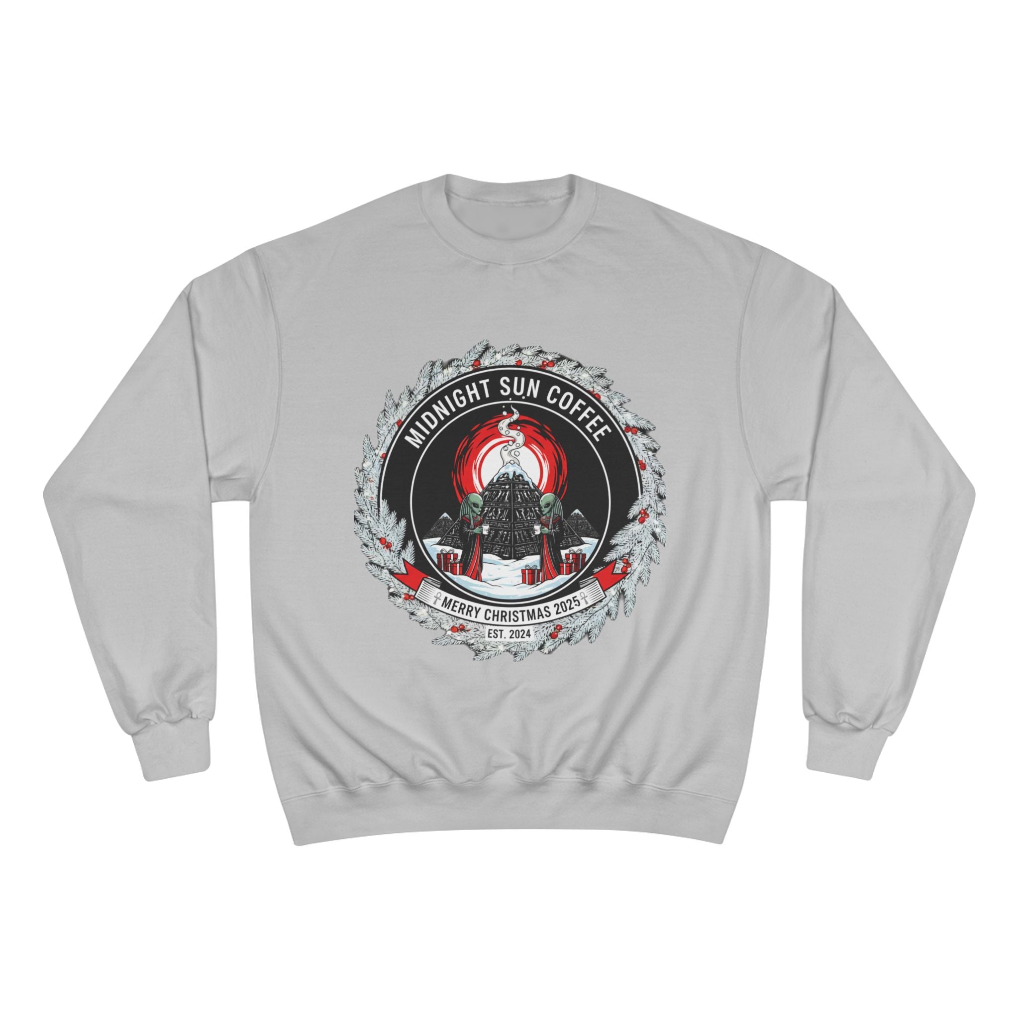 Sweatshirt — Midnight Sun Coffee Holiday Emblem