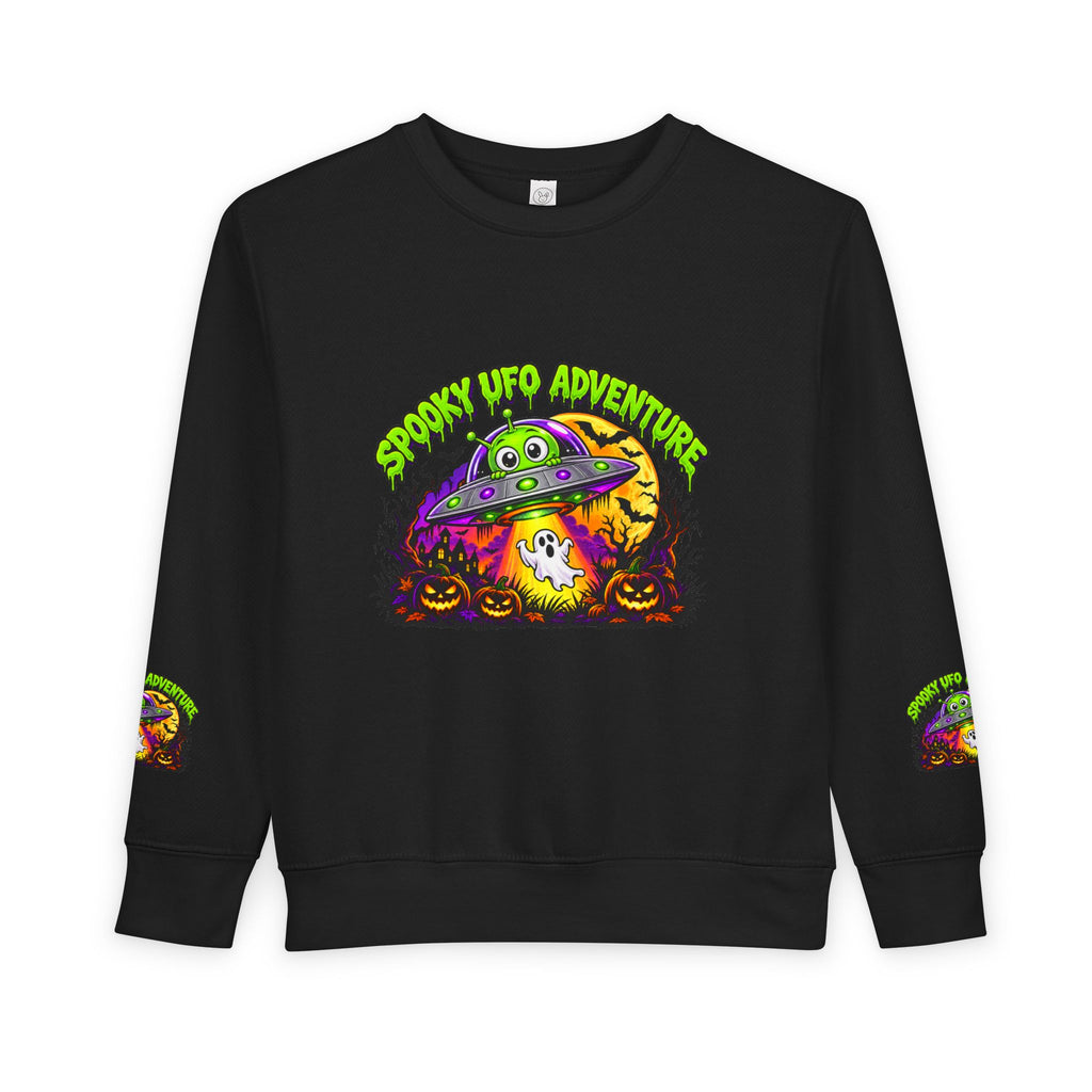 Spooky UFO Adventure Toddler Sweatshirt